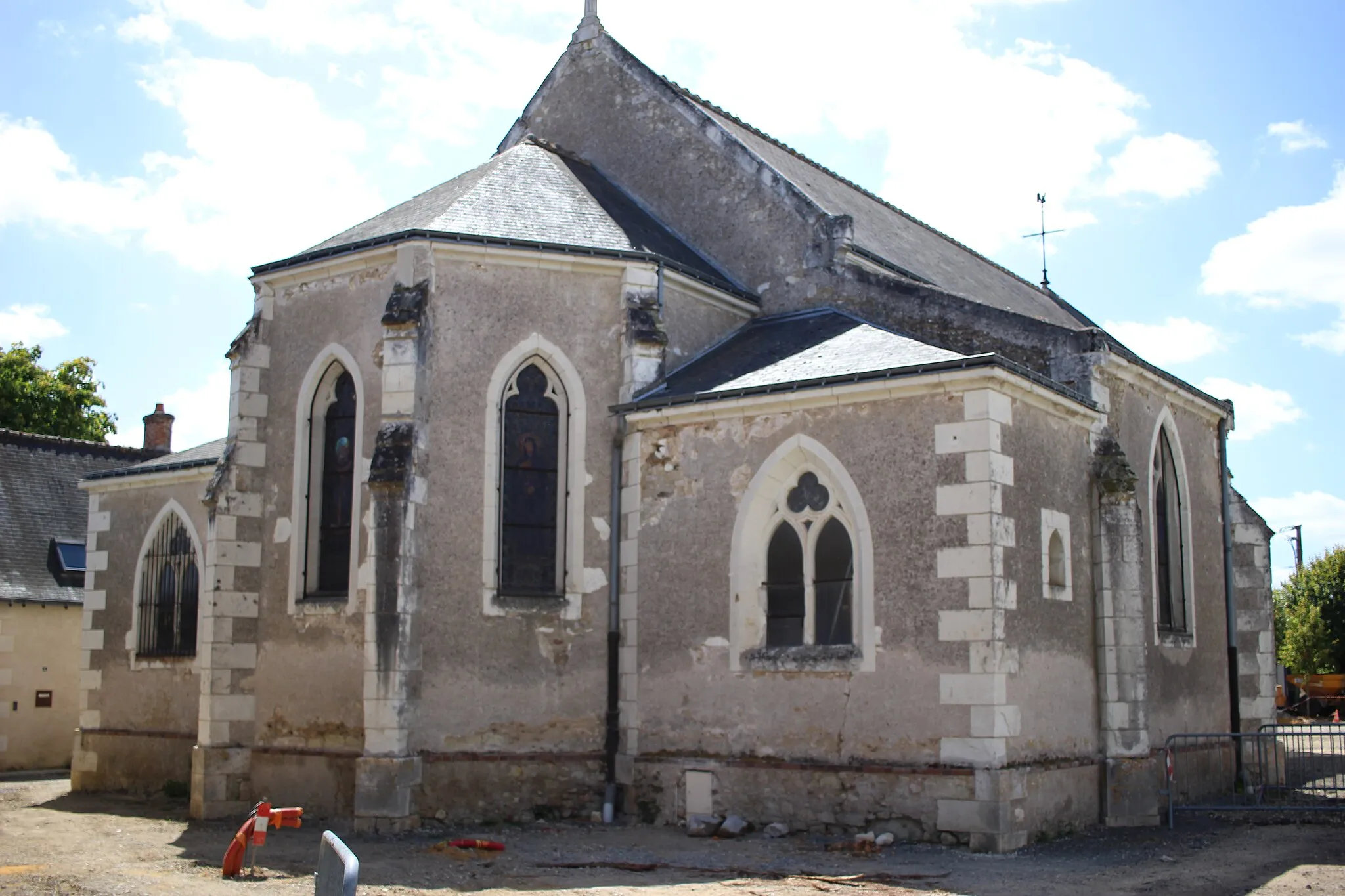 Photo showing: L'église de Montreuil-en-Touraine (France).