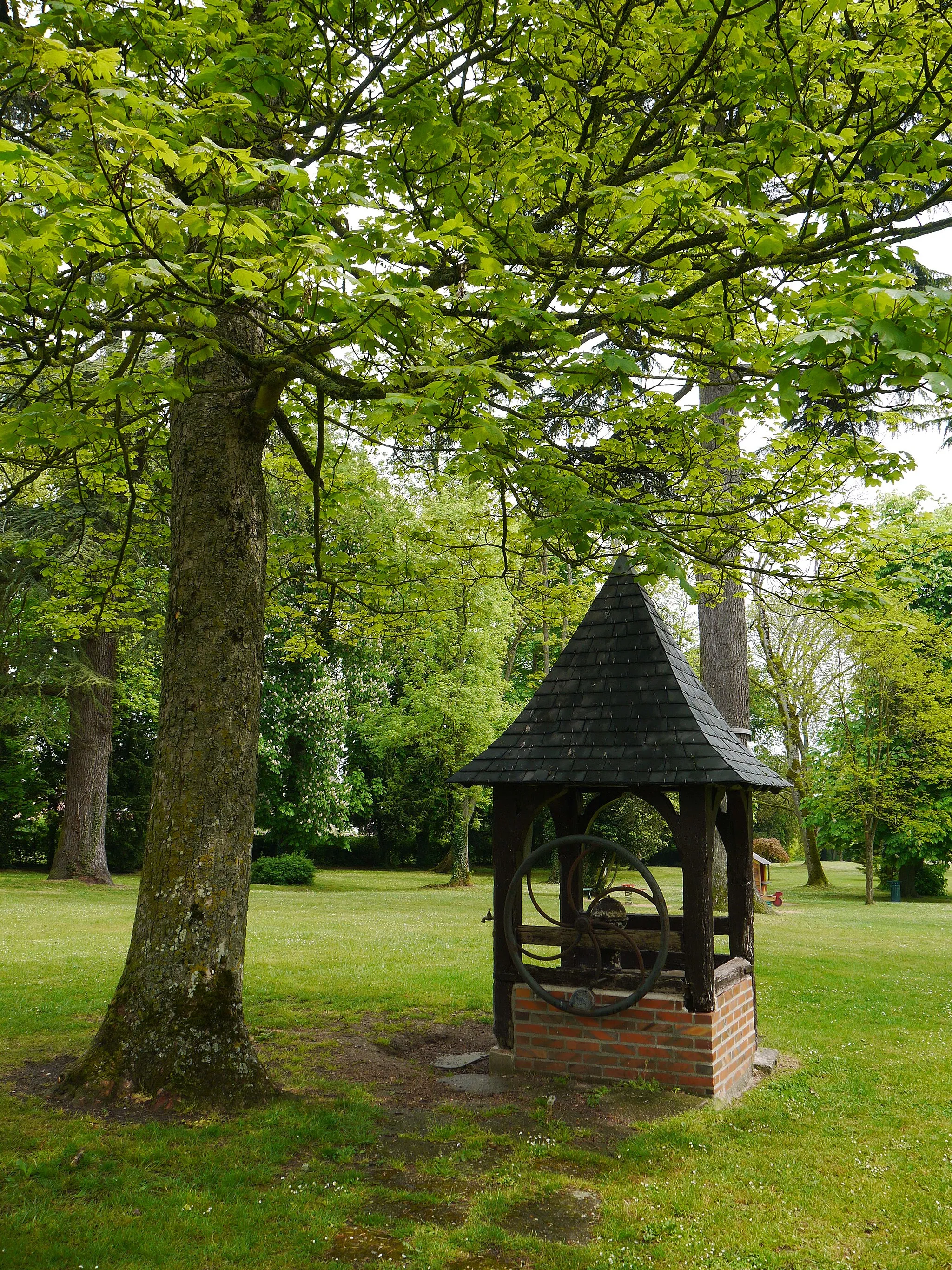 Photo showing: Vue du jardin public.