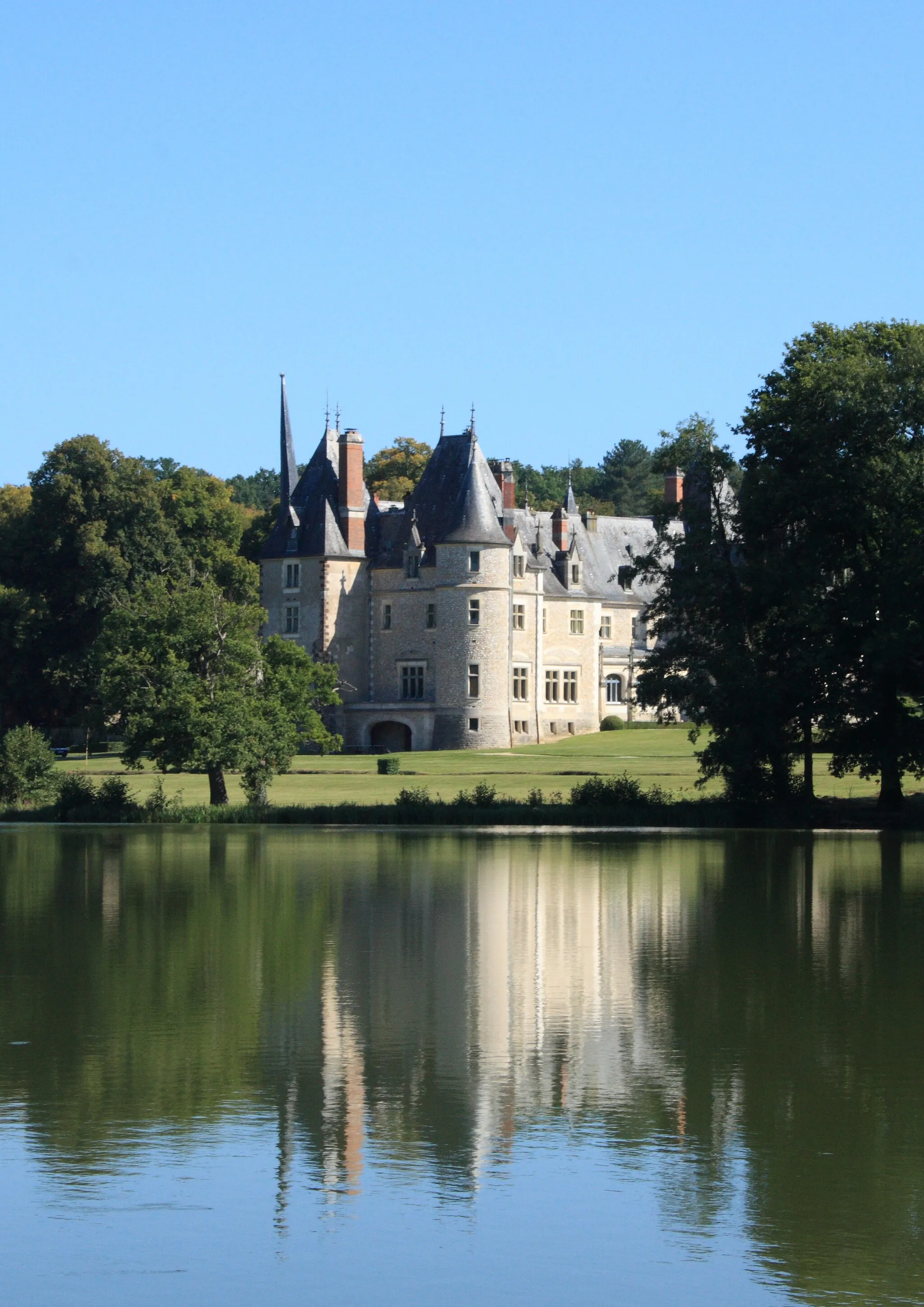 Photo showing: fr:Château de la Verrerie (Cher)