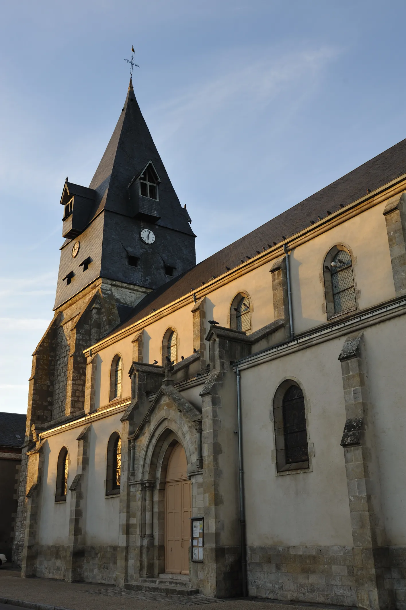 Photo showing: Église Notre-Dame, Aschères-le-Marché, Loiret, France