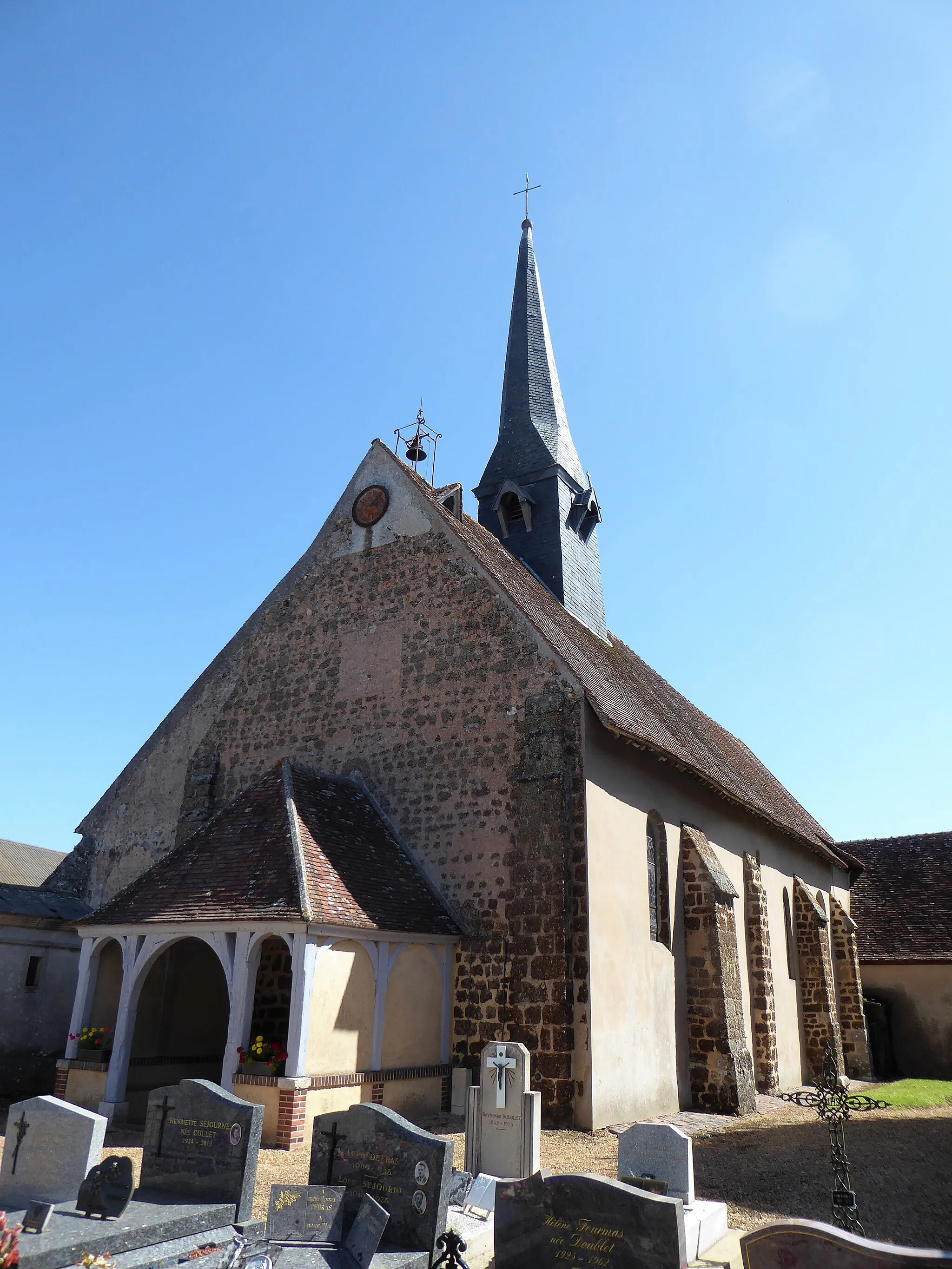 Photo showing: église Saint-Rémi de Vérigny, Eure-et-Loir, France.
