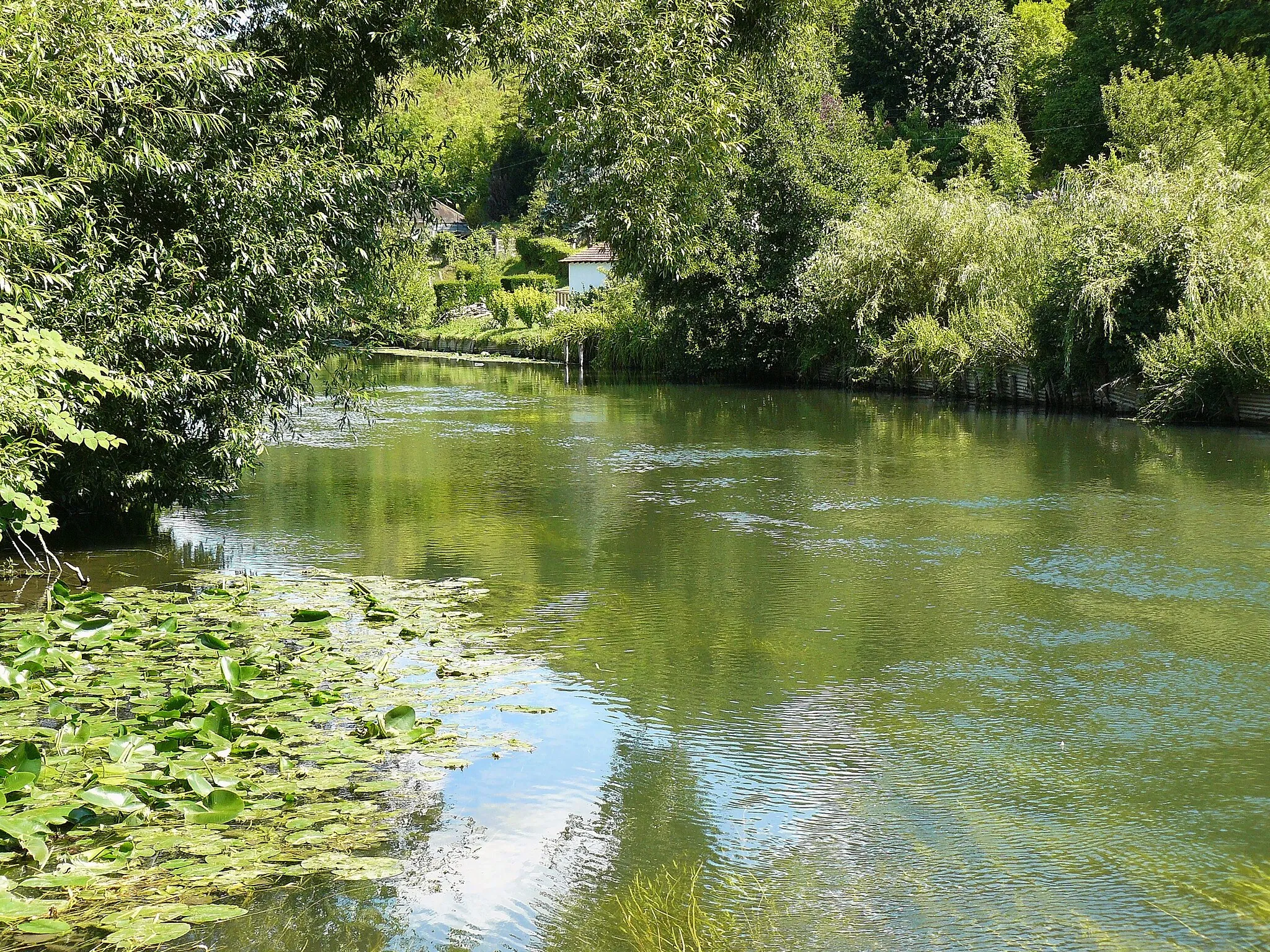 Photo showing: The river Eure at Marcilly-sur-Eure (Eure, France)