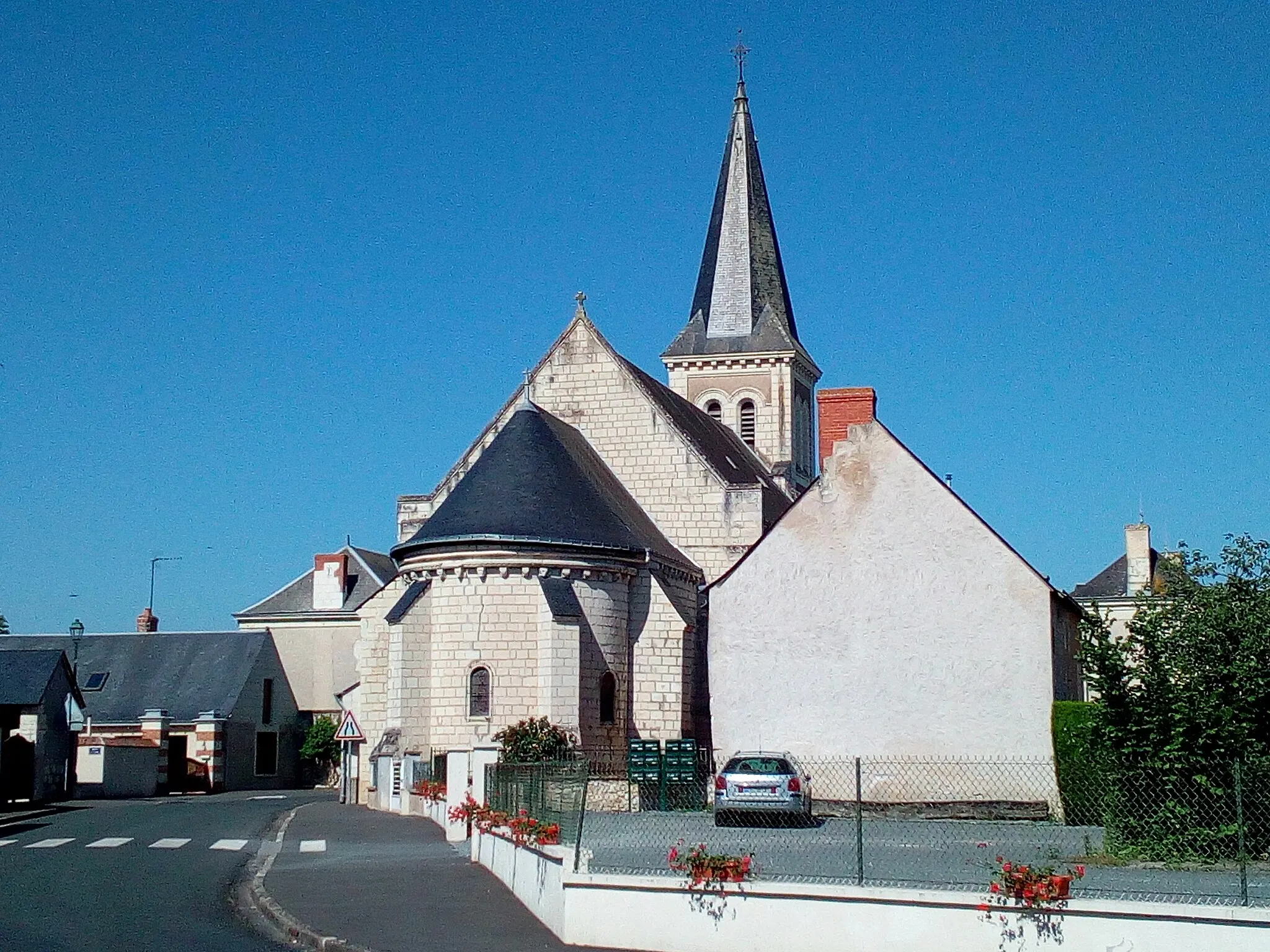 Photo showing: Chevet de l'église Saint-Jacques de Courléon