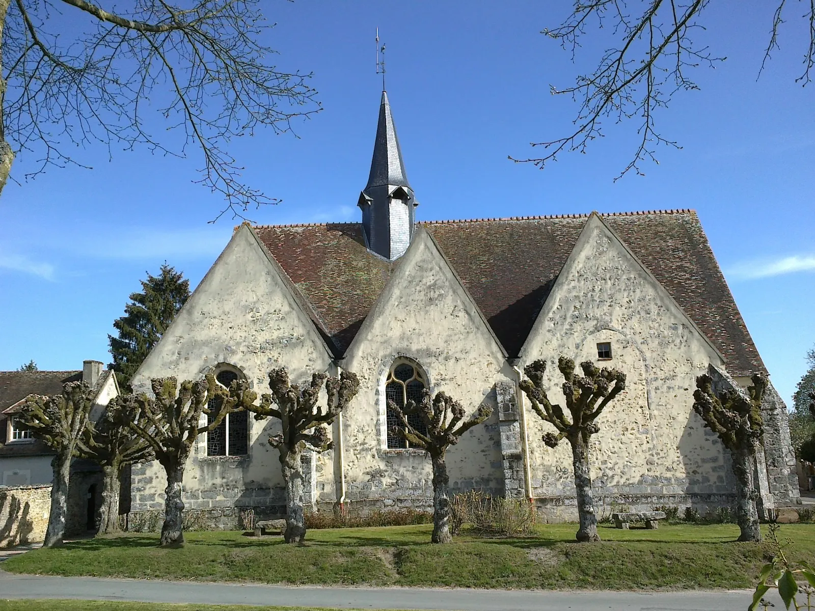 Photo showing: Yvelines Hermeray Eglise Saint-Germain Cote Sud 15042015