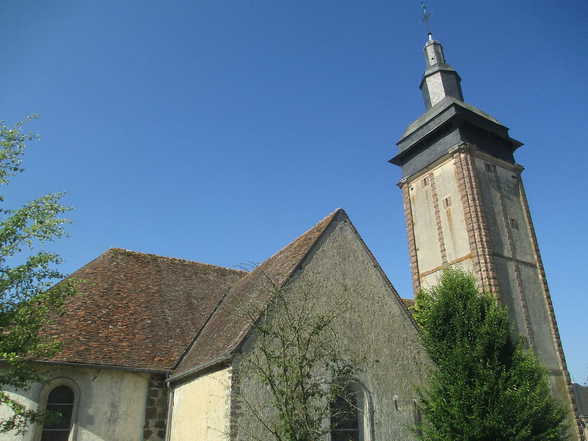 Photo showing: Église Saint-Germain de Neuilly-sur-Eure, dans l'Orne (61) en France.