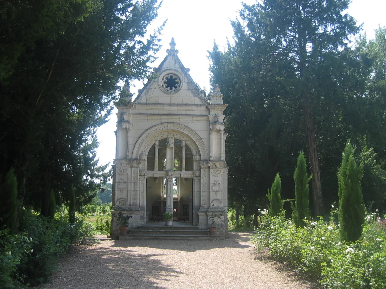 Photo showing: Castle chapel of the château des Réaux