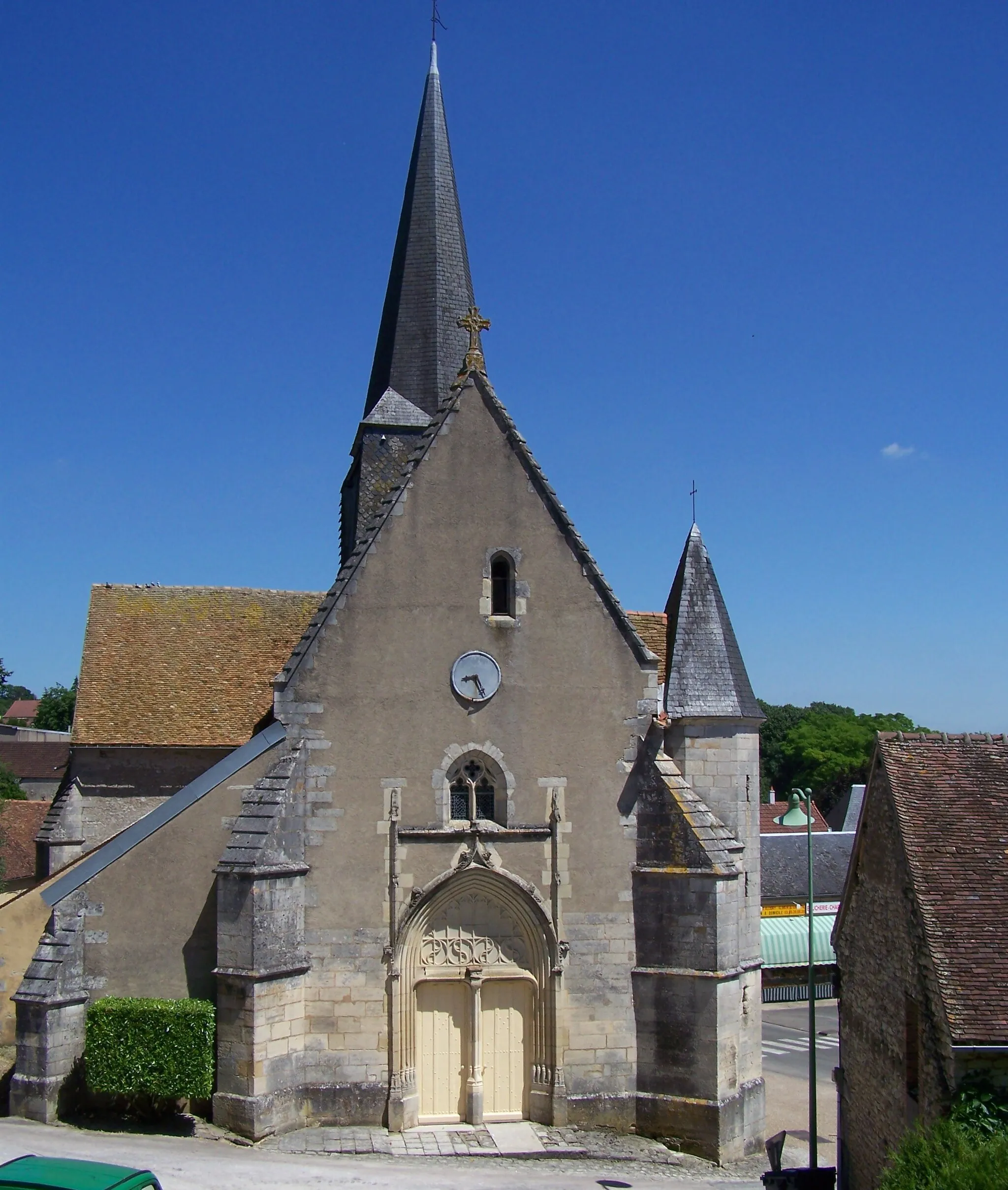 Photo showing: Église de la commune d'Alligny-Cosne (Nièvre, Bourgogne, France)