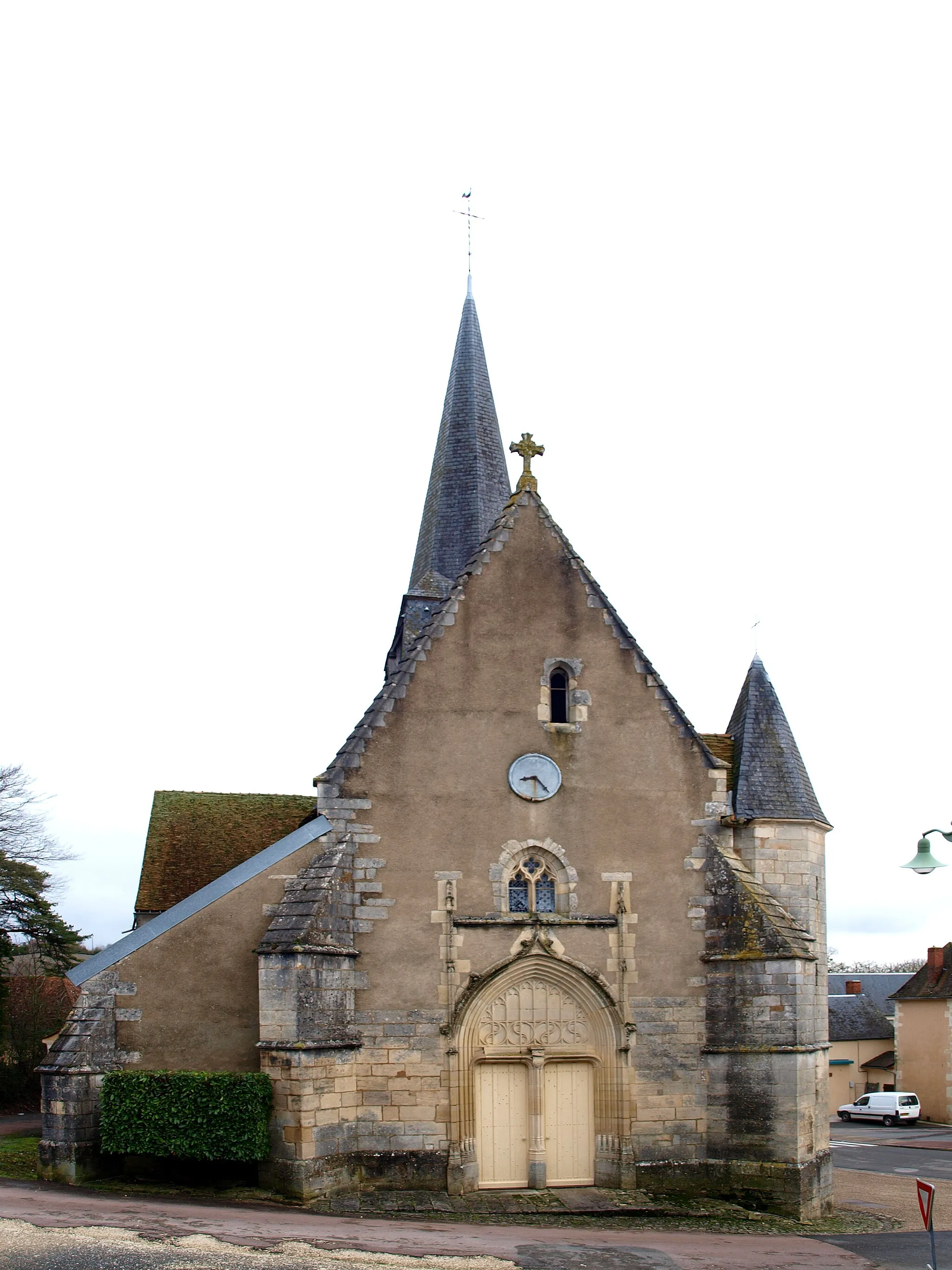 Photo showing: Alligny-Cosne (Nièvre, France) ; église Saint-Saturnin.