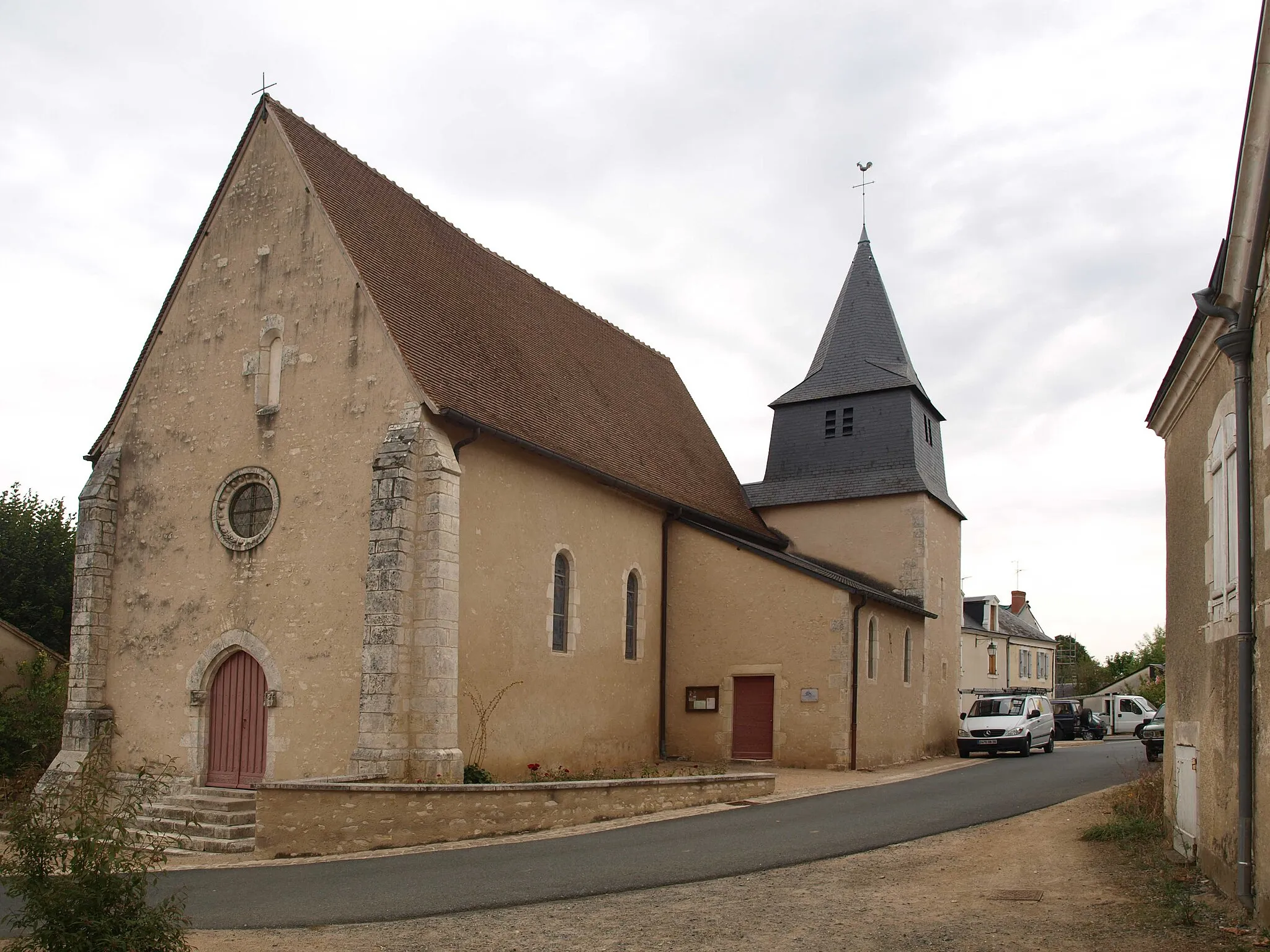 Photo showing: Arthon (Indre; France) ; église vue d'arrière