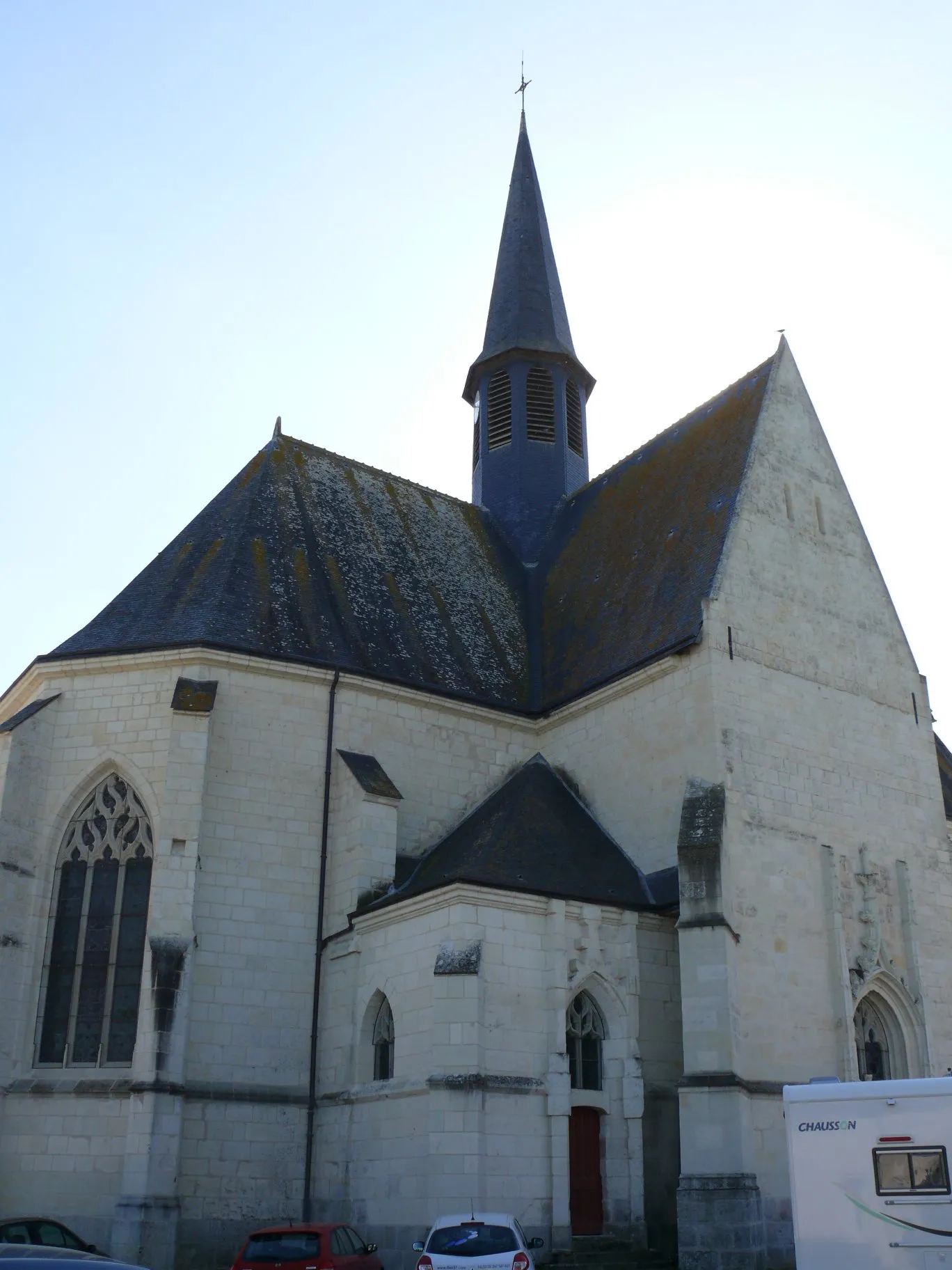 Photo showing: Sainte-Catherine's church of Sainte-Catherine-de-Fierbois (Indre-et-Loire, Centre, France).