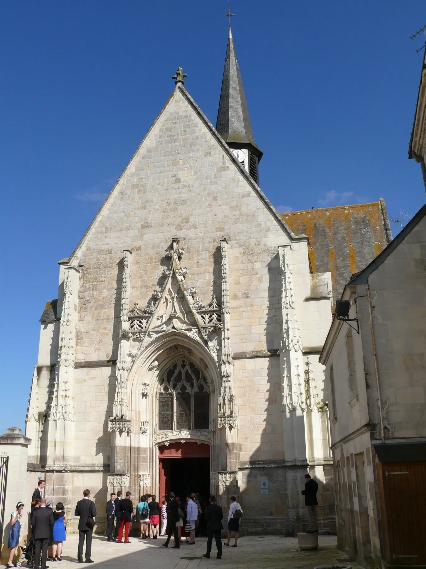 Photo showing: Sainte-Catherine's church of Sainte-Catherine-de-Fierbois (Indre-et-Loire, Centre, France).