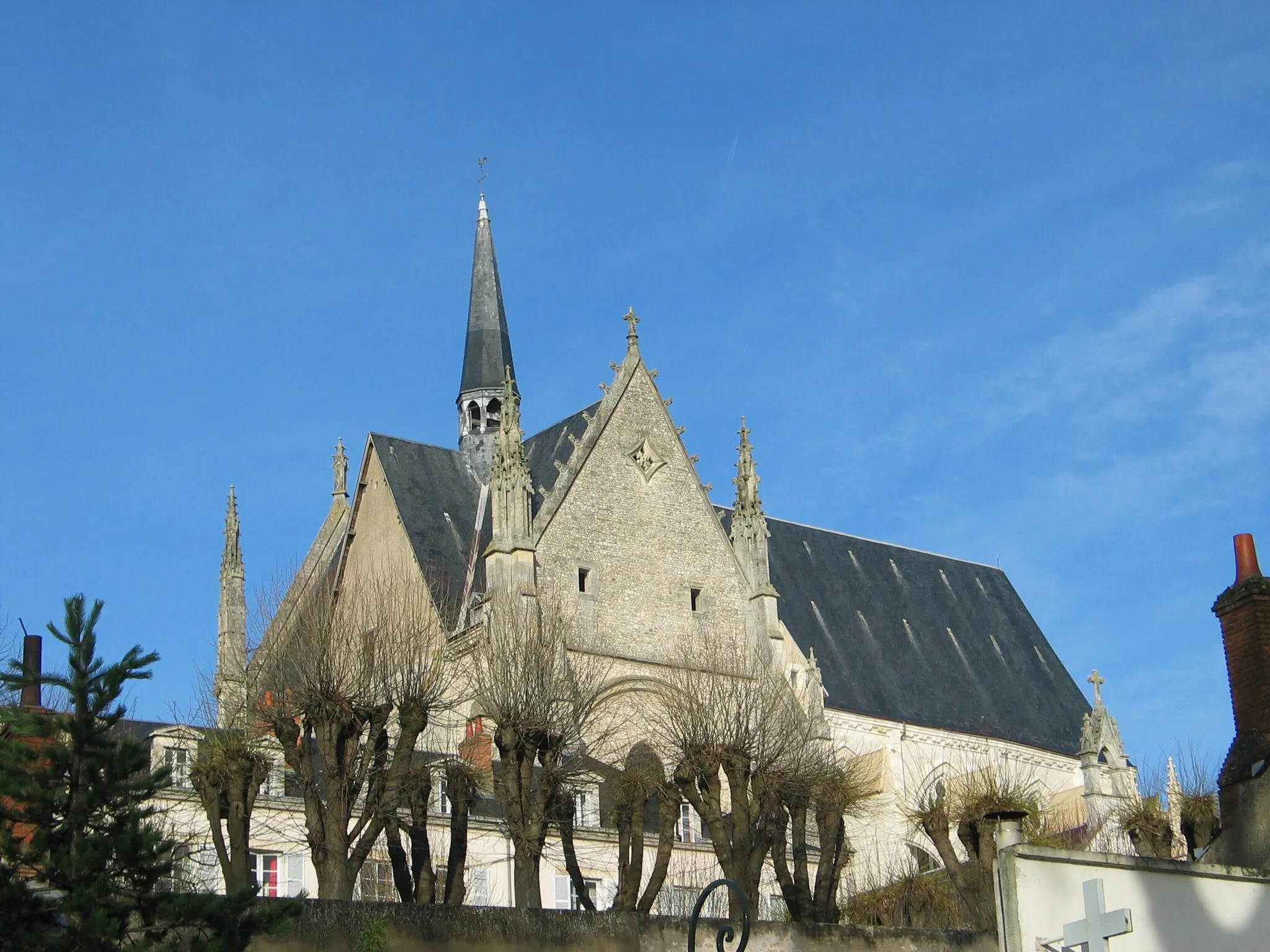 Photo showing: Eglise Saint-Aignan d'Orléans, vue depuis le quai du Fort Alleaume.