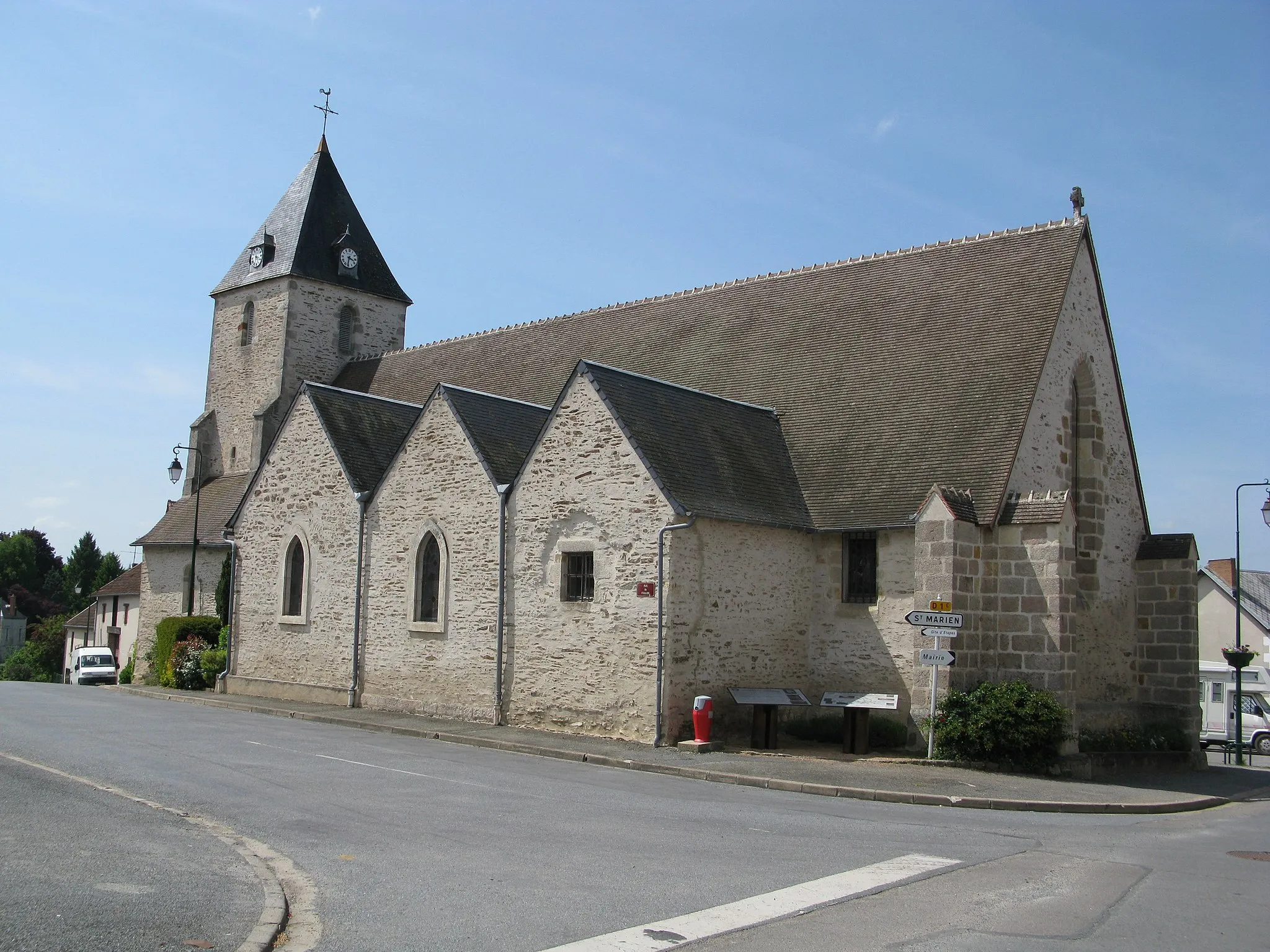 Photo showing: église de Préveranges