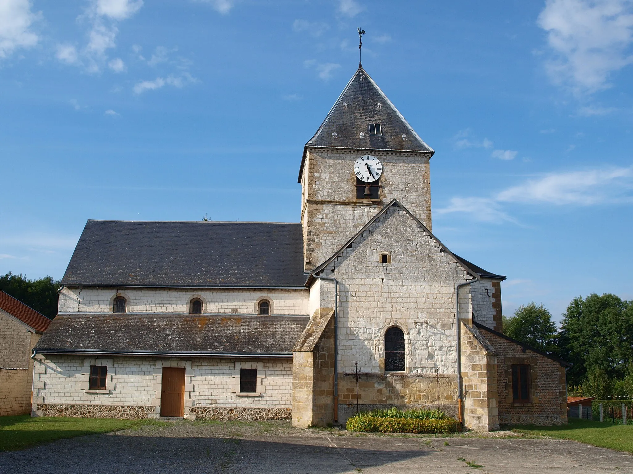 Photo showing: Saint-Clément-à-Arnes (Ardennes, France) ; église
