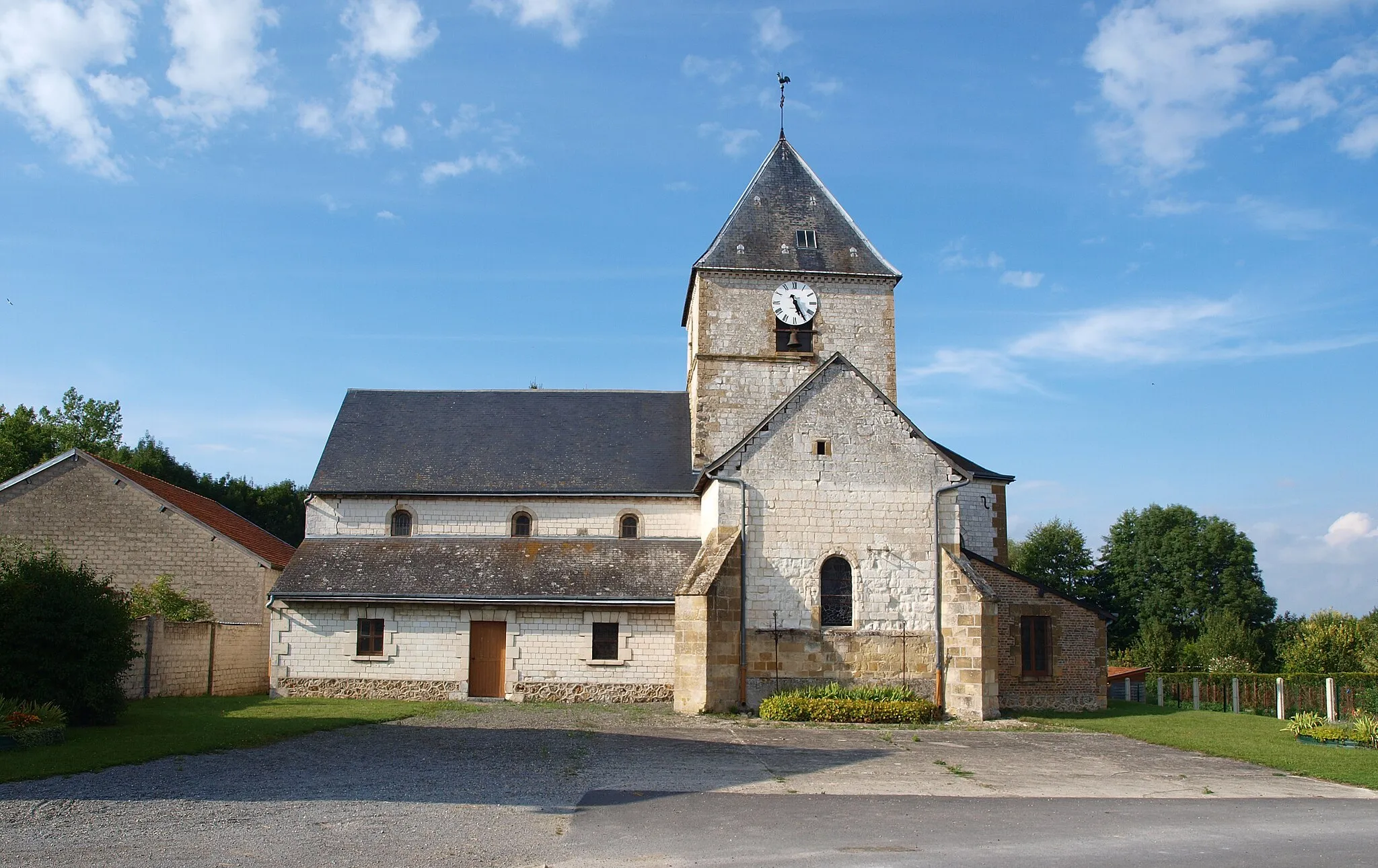 Photo showing: Saint-Clément-à-Arnes (Ardennes, France) ; église