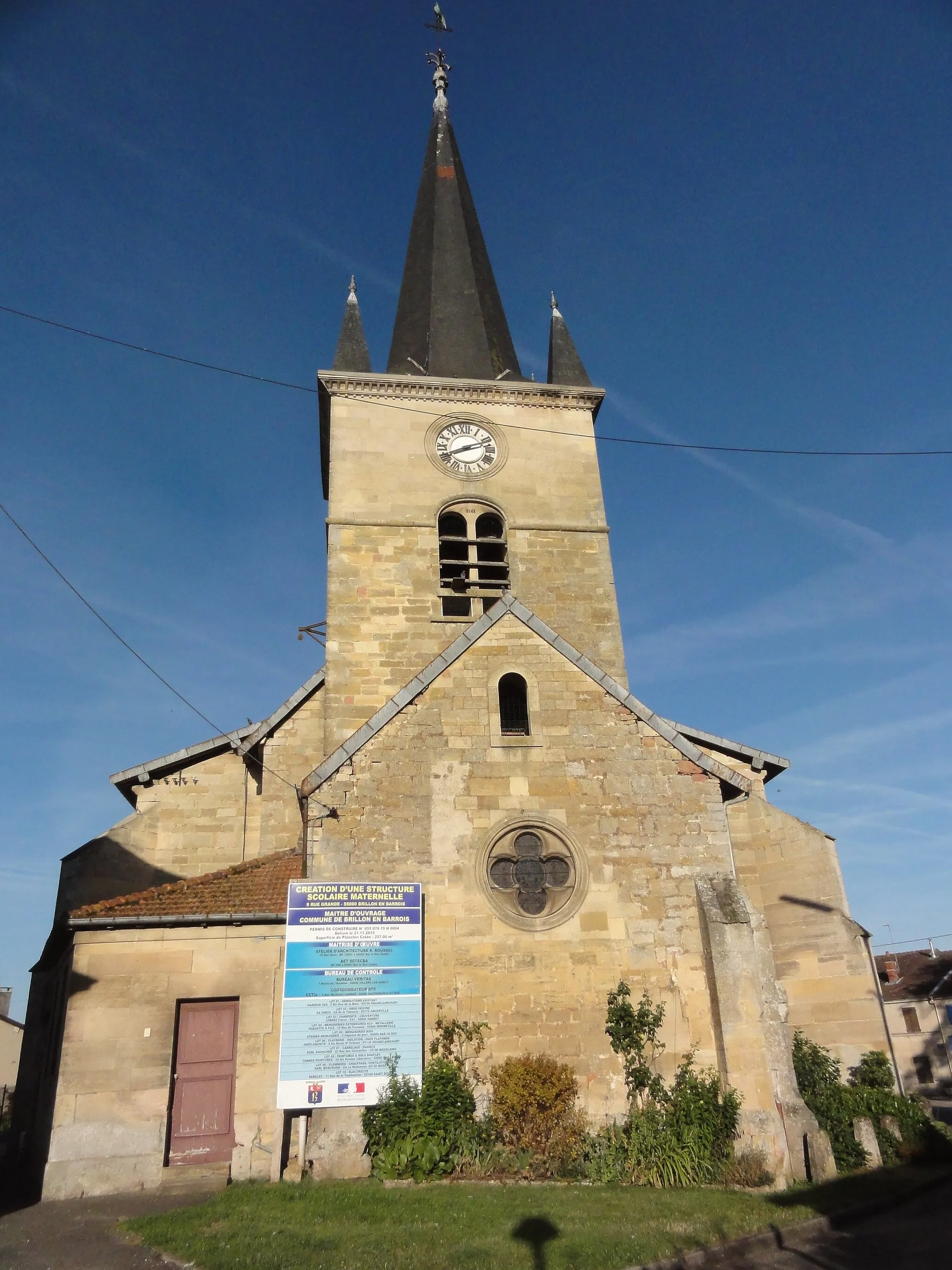 Photo showing: Brillon-en-Barrois (Meuse) église