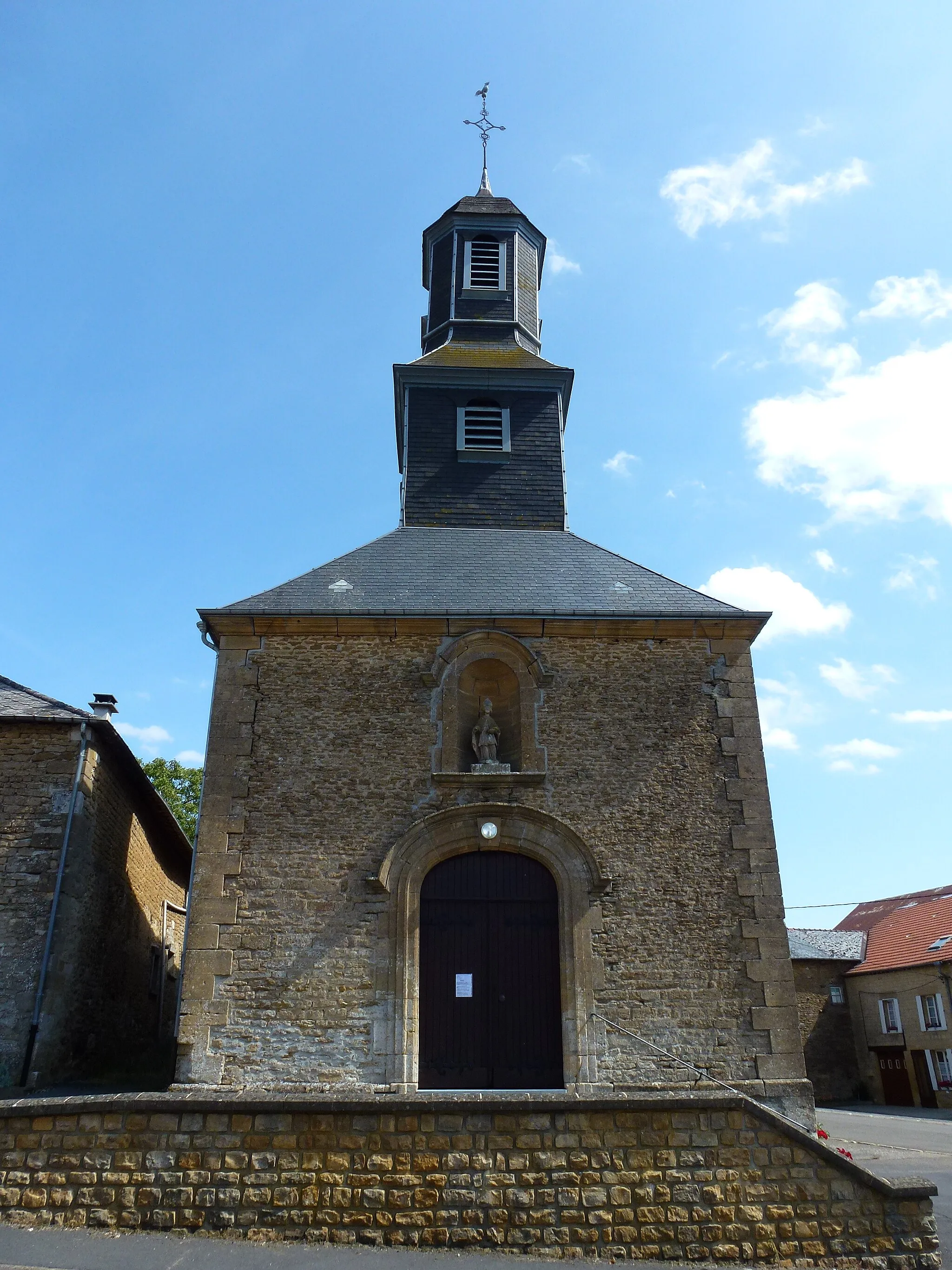 Photo showing: Singly (Ardennes) église, façade