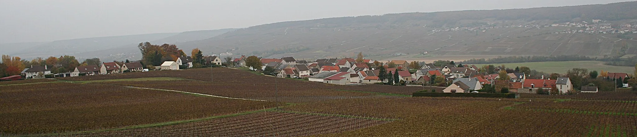 Photo showing: Vue de Villesaint, hameau de Boursault (Marne)