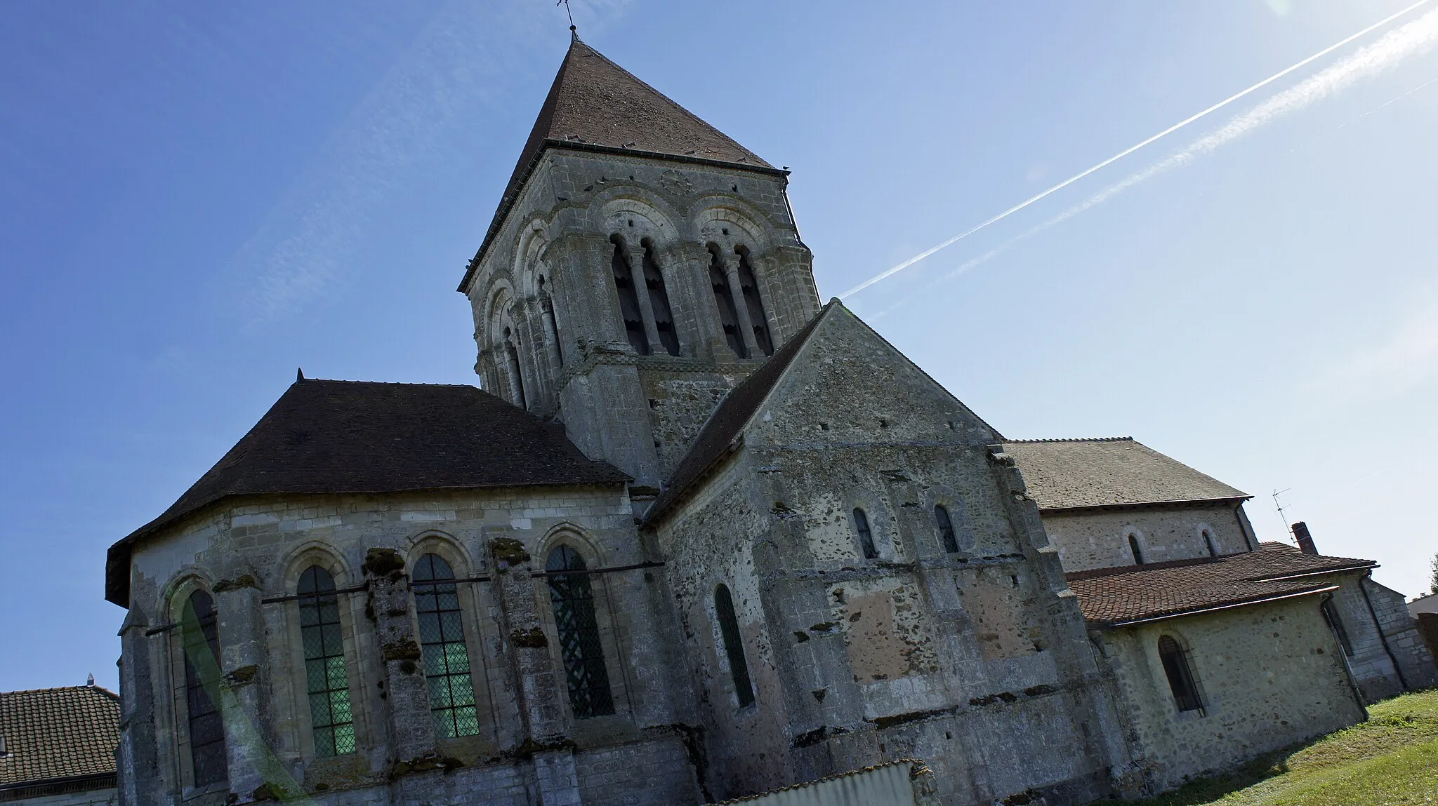 Photo showing: Vue de l'église de Thibie.