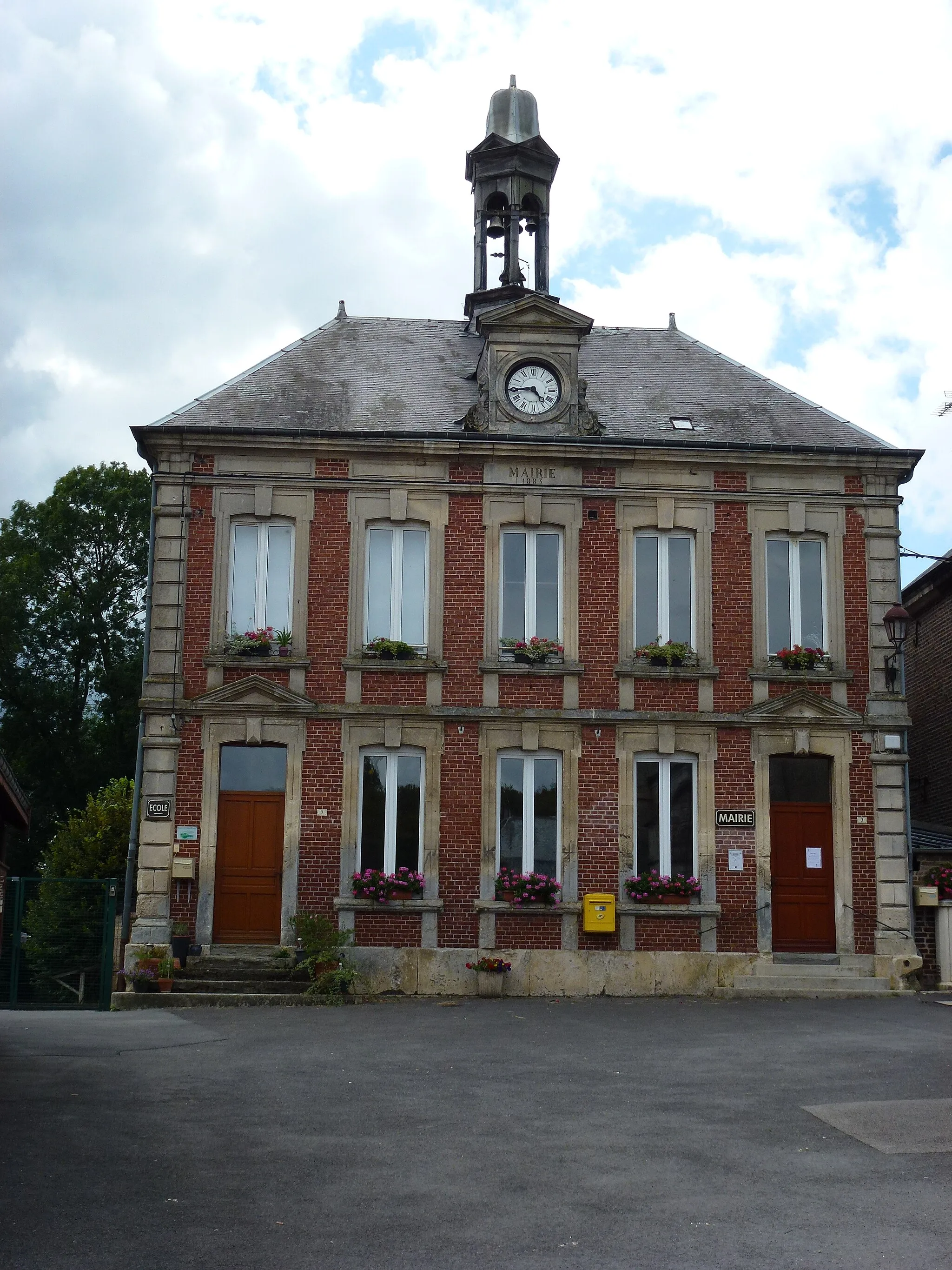 Photo showing: Viel-Saint-Rémy (Ardennes) mairie