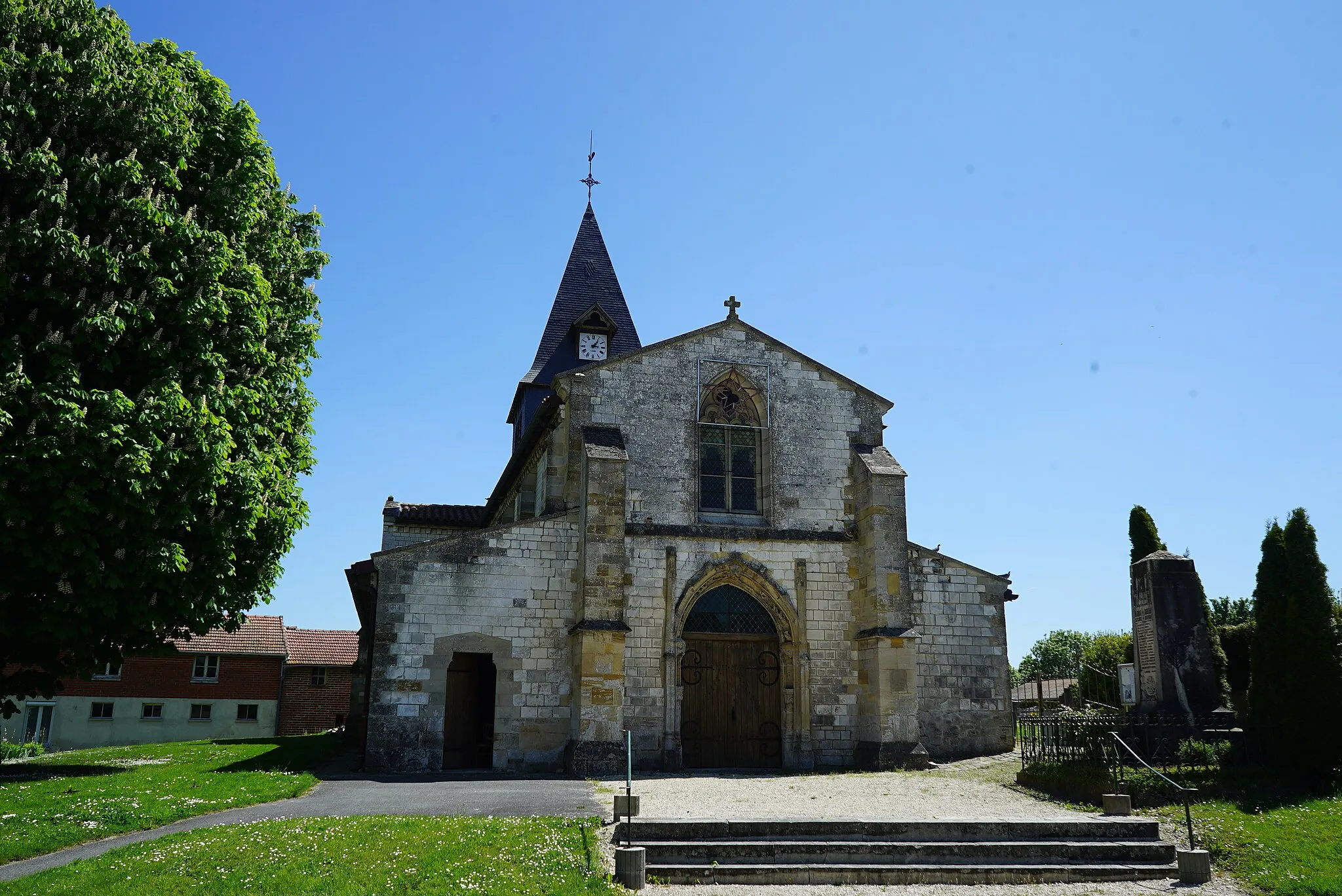 Photo showing: image de l'église.
