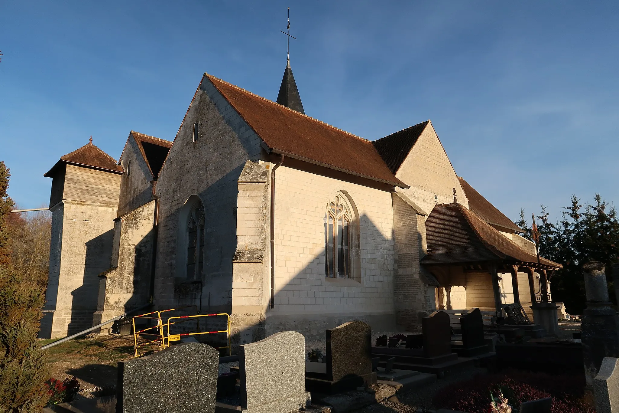 Photo showing: Coclois, église vue de l'ouest