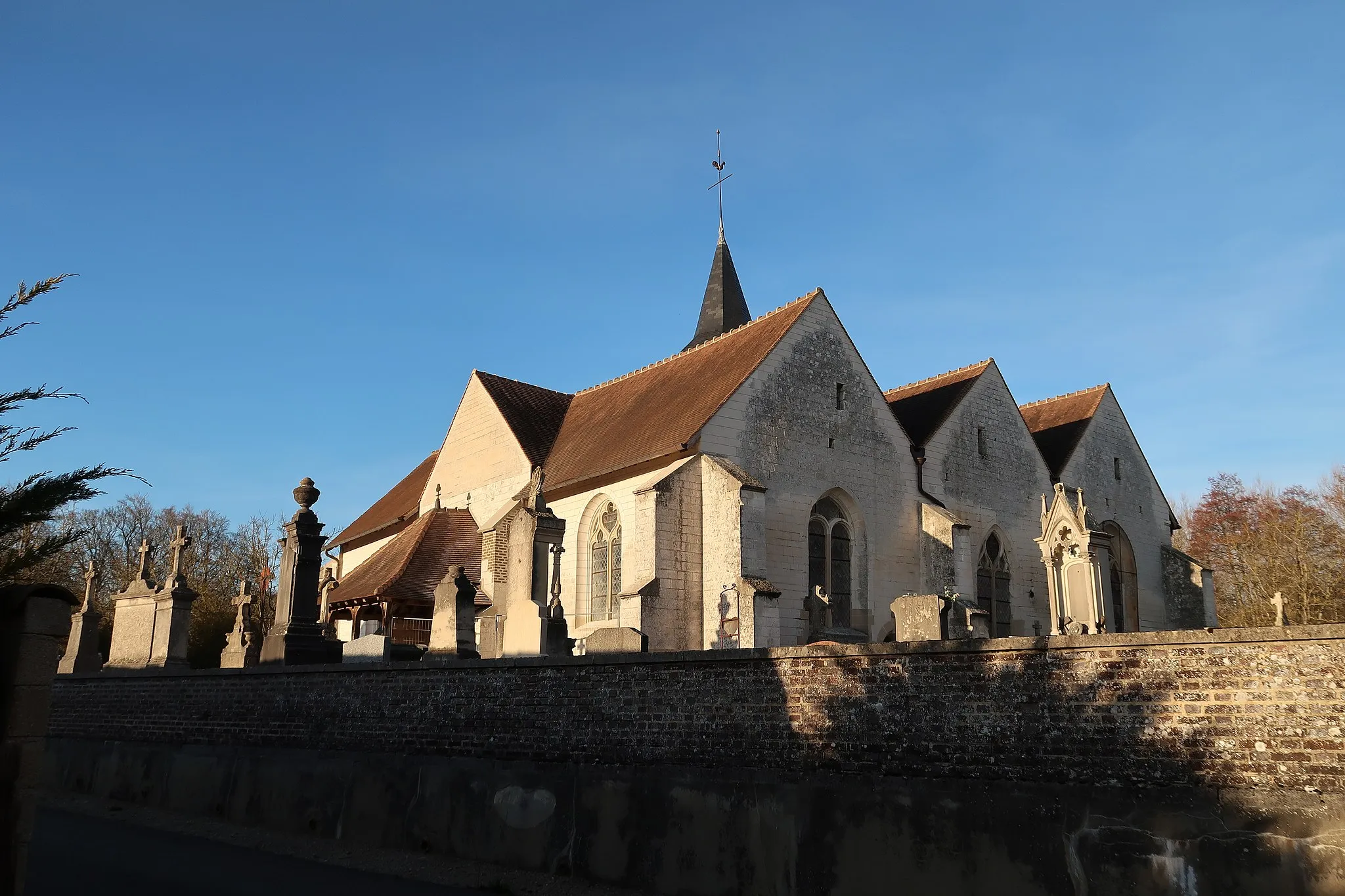 Photo showing: Coclois, église vue du sud