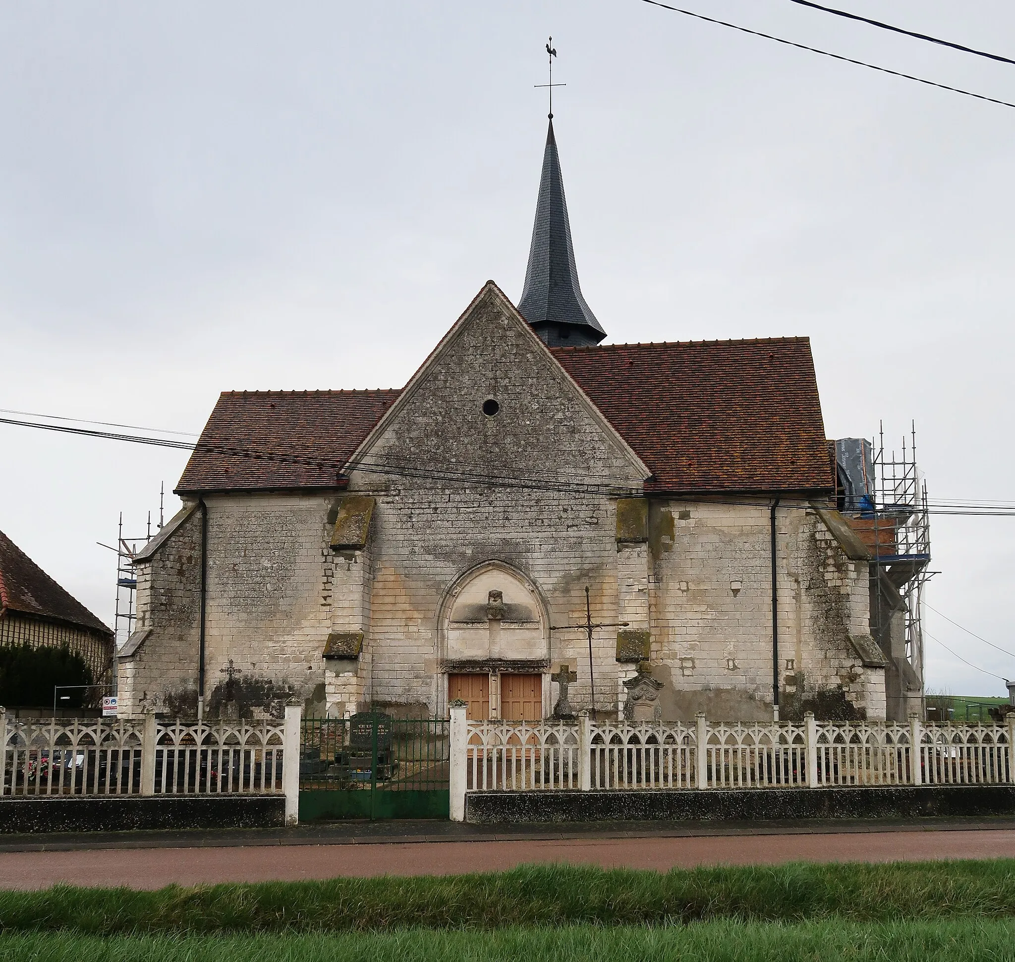 Photo showing: Mesnil-Lettre, église