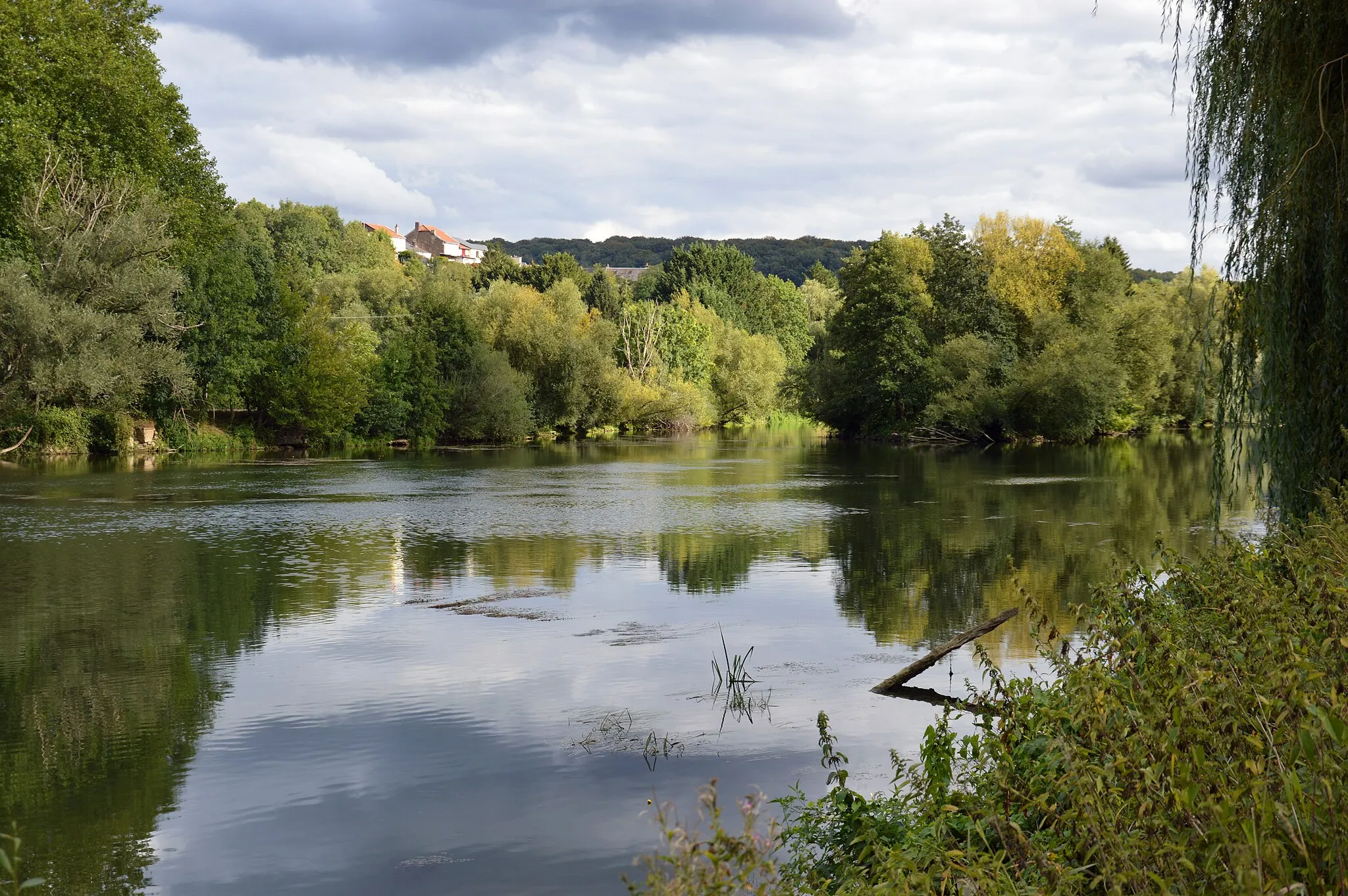 Photo showing: La Meuse between Montcy-Saint-Pierre and Montcy-Notre-Dame