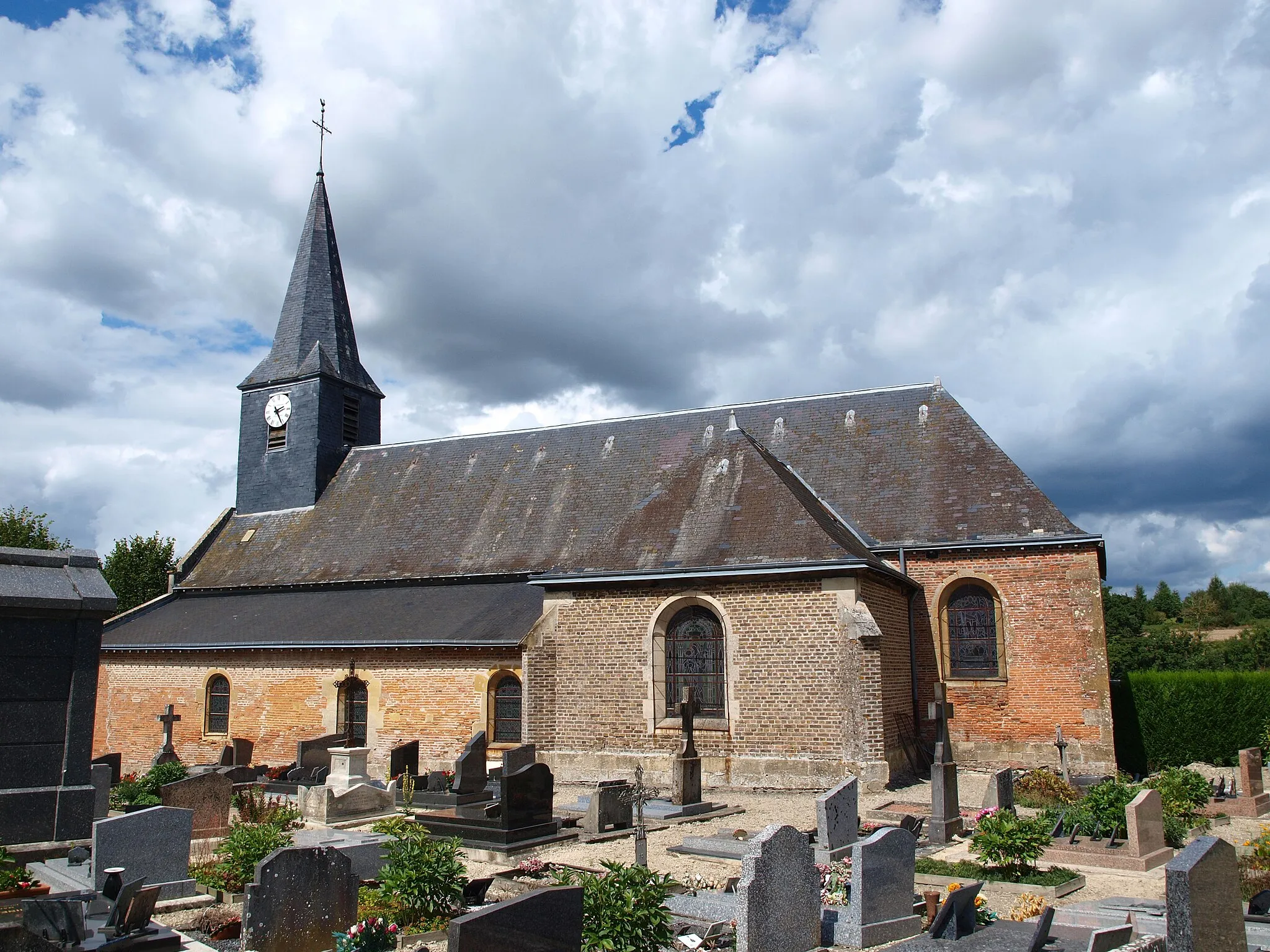 Photo showing: Condé-lès-Autry (Ardennes, France) ; l'église romane
