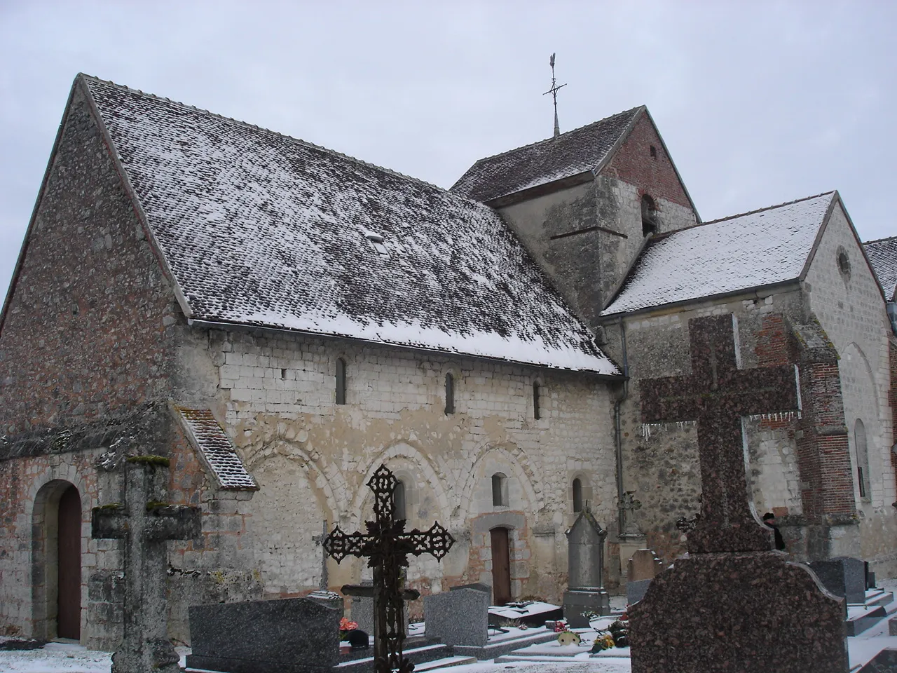Photo showing: Church of Connantray-Vaurefroy, Marne, France.