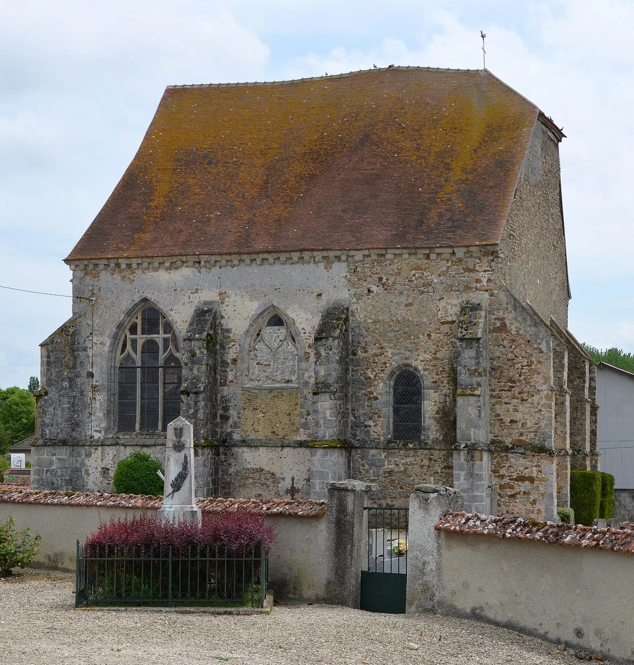 Photo showing: Eglise de Potangis, Marne, France