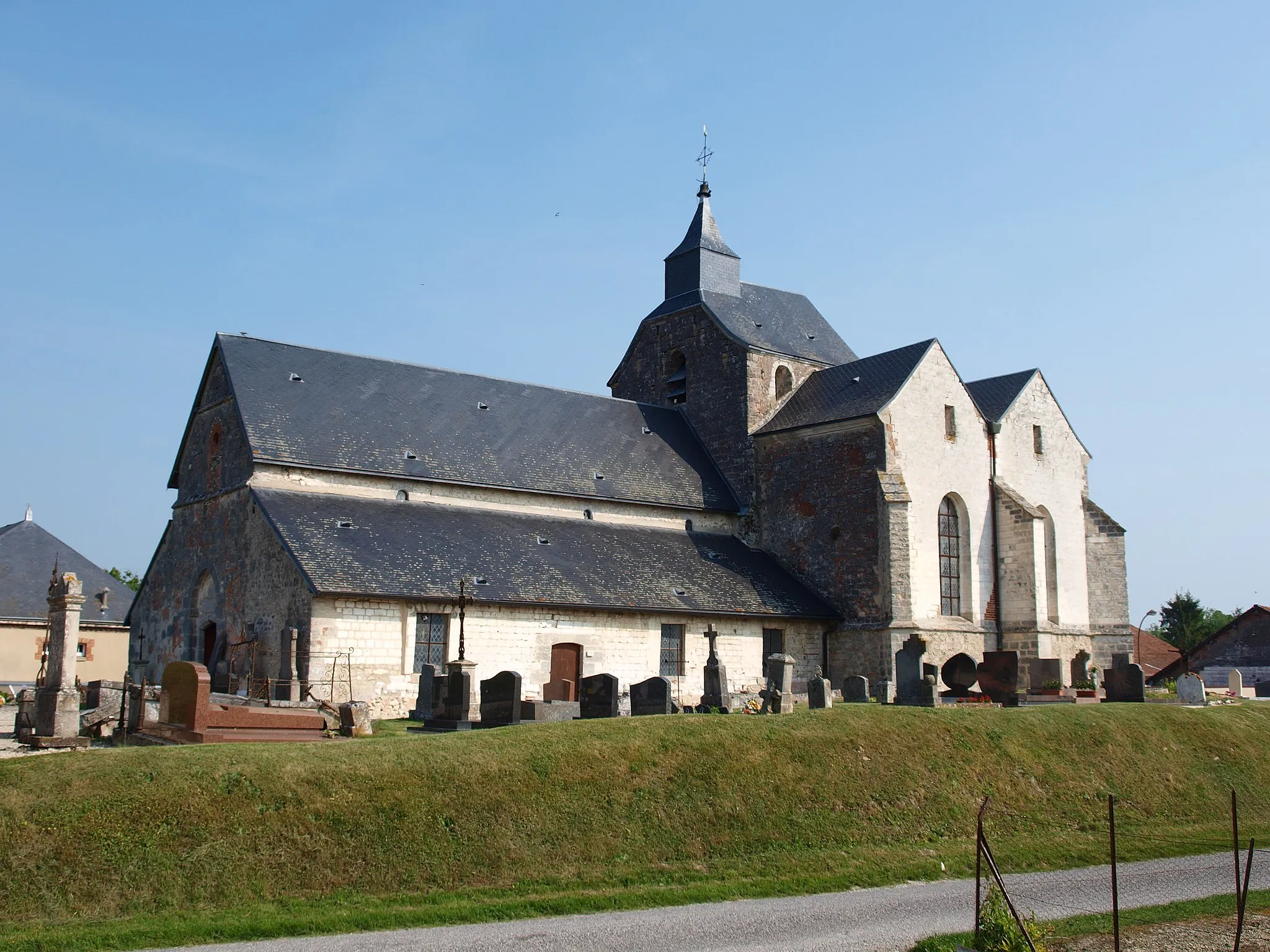 Photo showing: Villeseneux (Marne, France) ; l'église