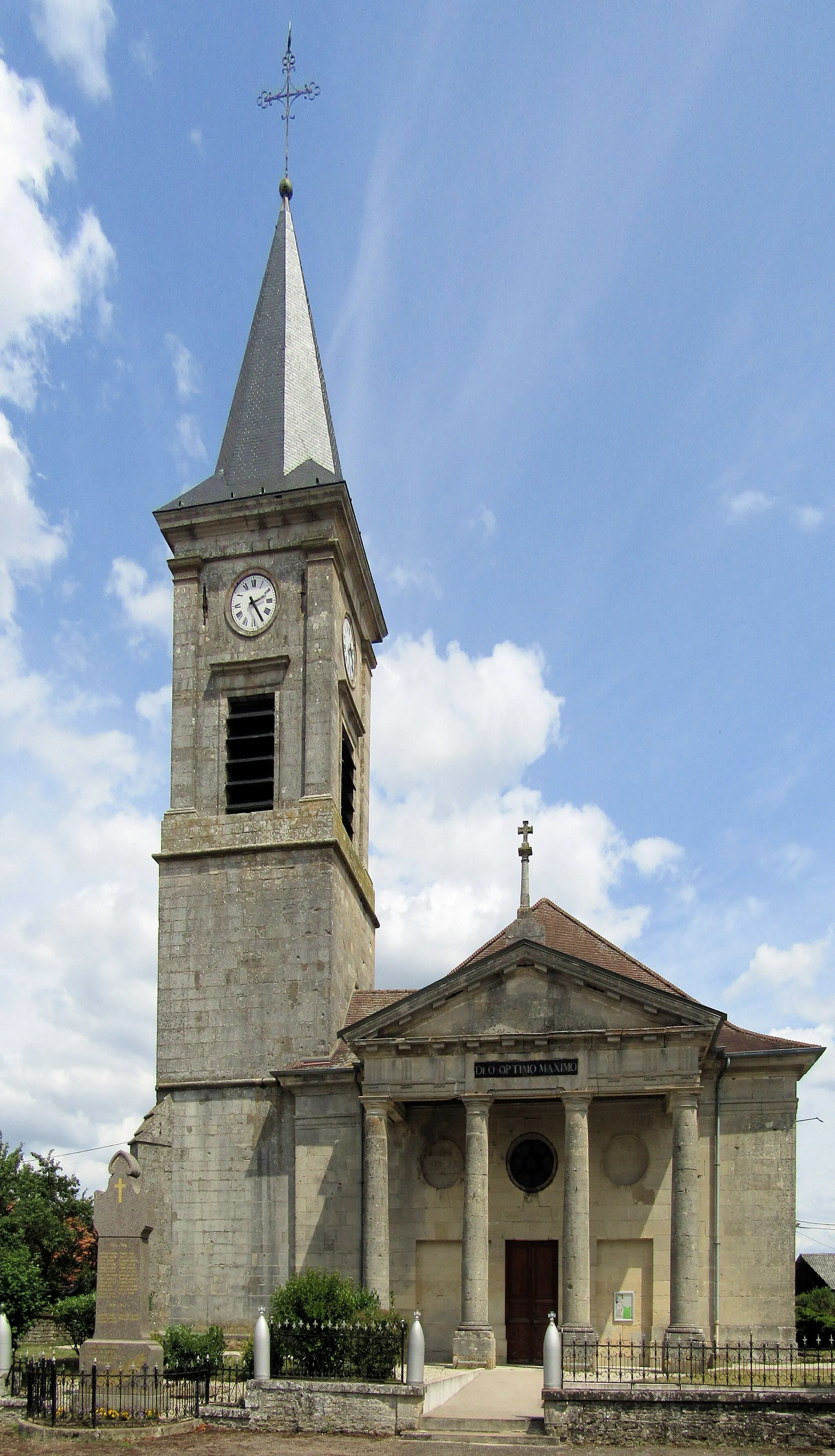 Photo showing: L'église Saint-Martin d'Aillianville, côté ouest