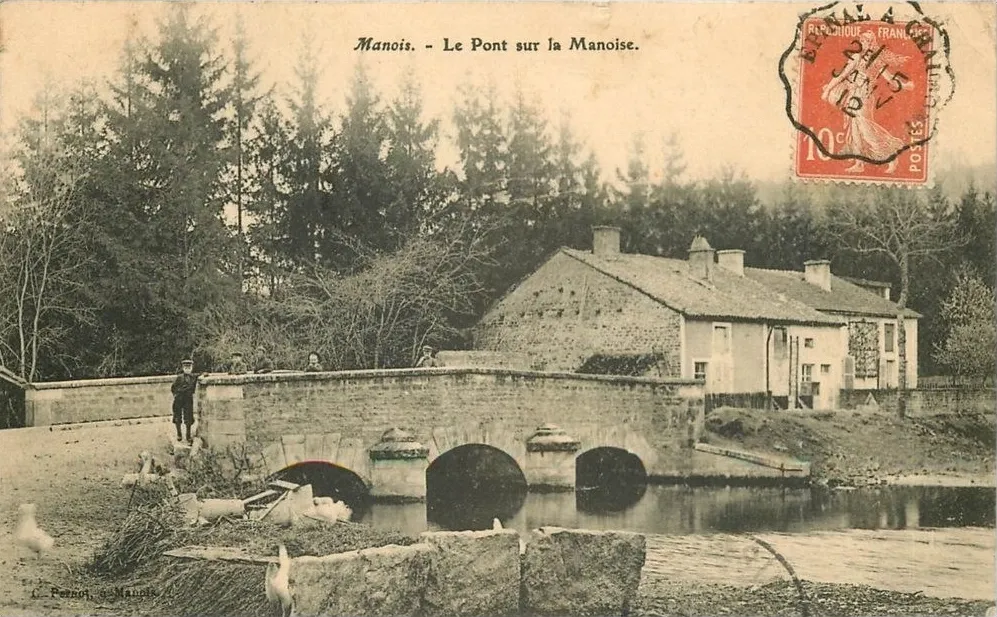 Photo showing: Le pont sur la Manoise.