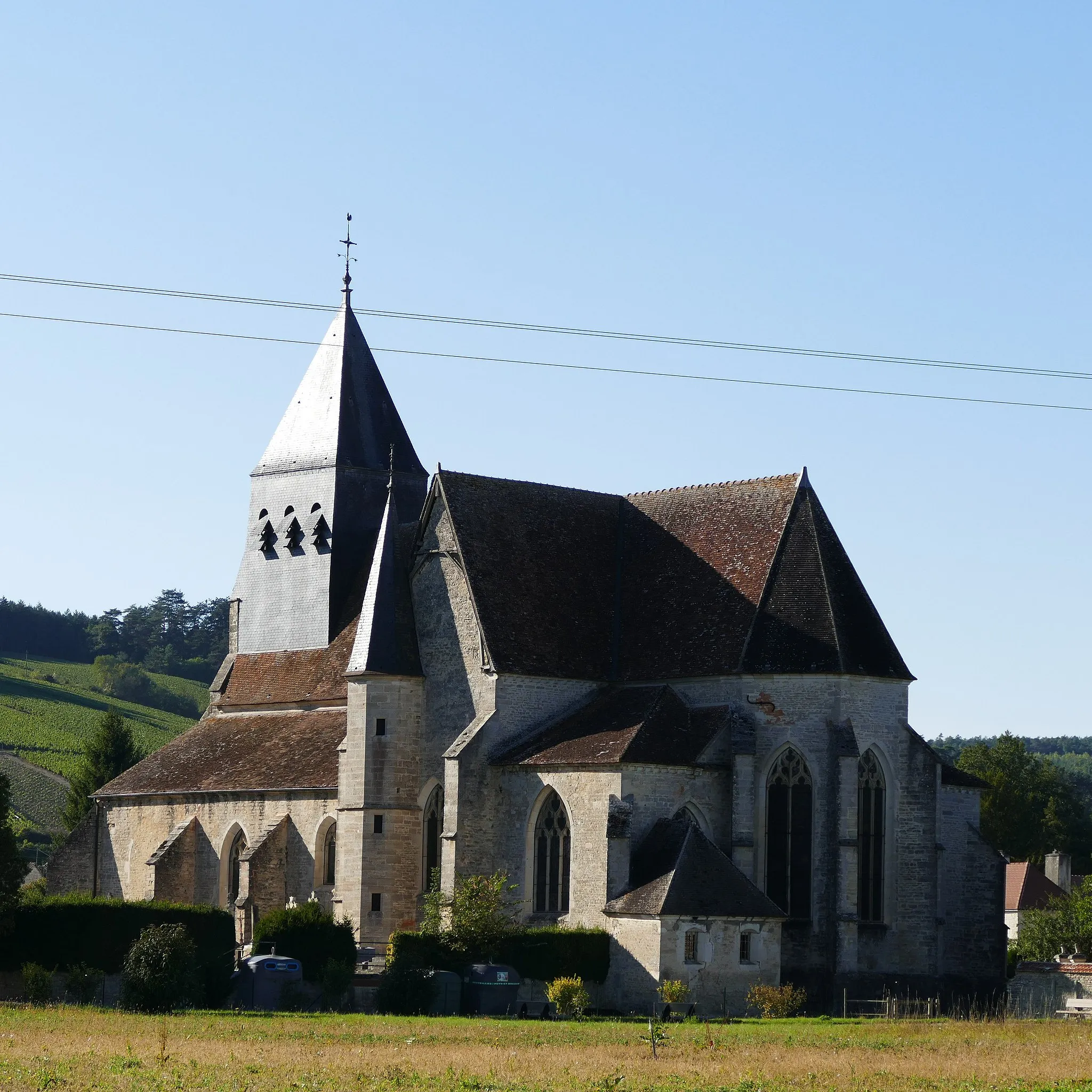 Photo showing: Saint-Denis' church in Polisot (Aube, Champagne-Ardenne, France).