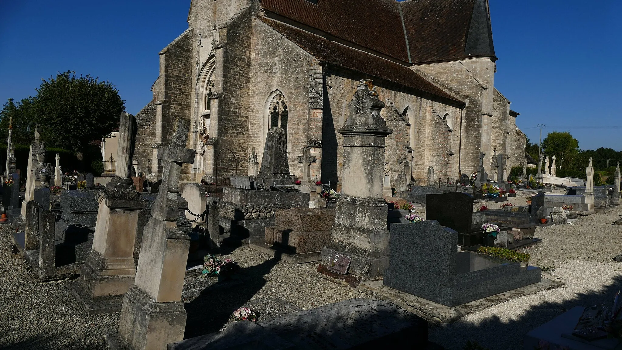 Photo showing: Saint-Denis' church in Polisot (Aube, Champagne-Ardenne, France).