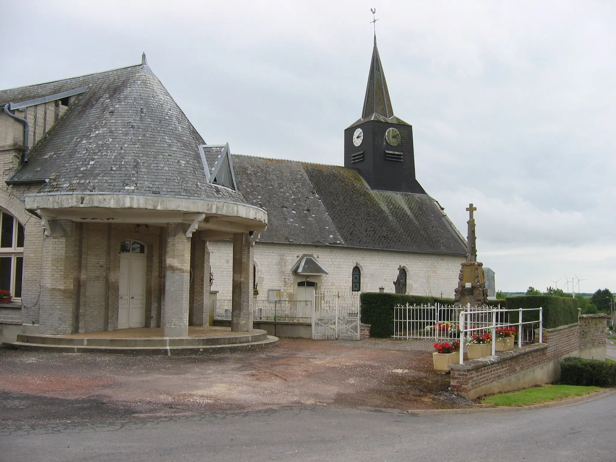 Photo showing: Église d'Hannogne-Saint-Remy, Ardennes, France