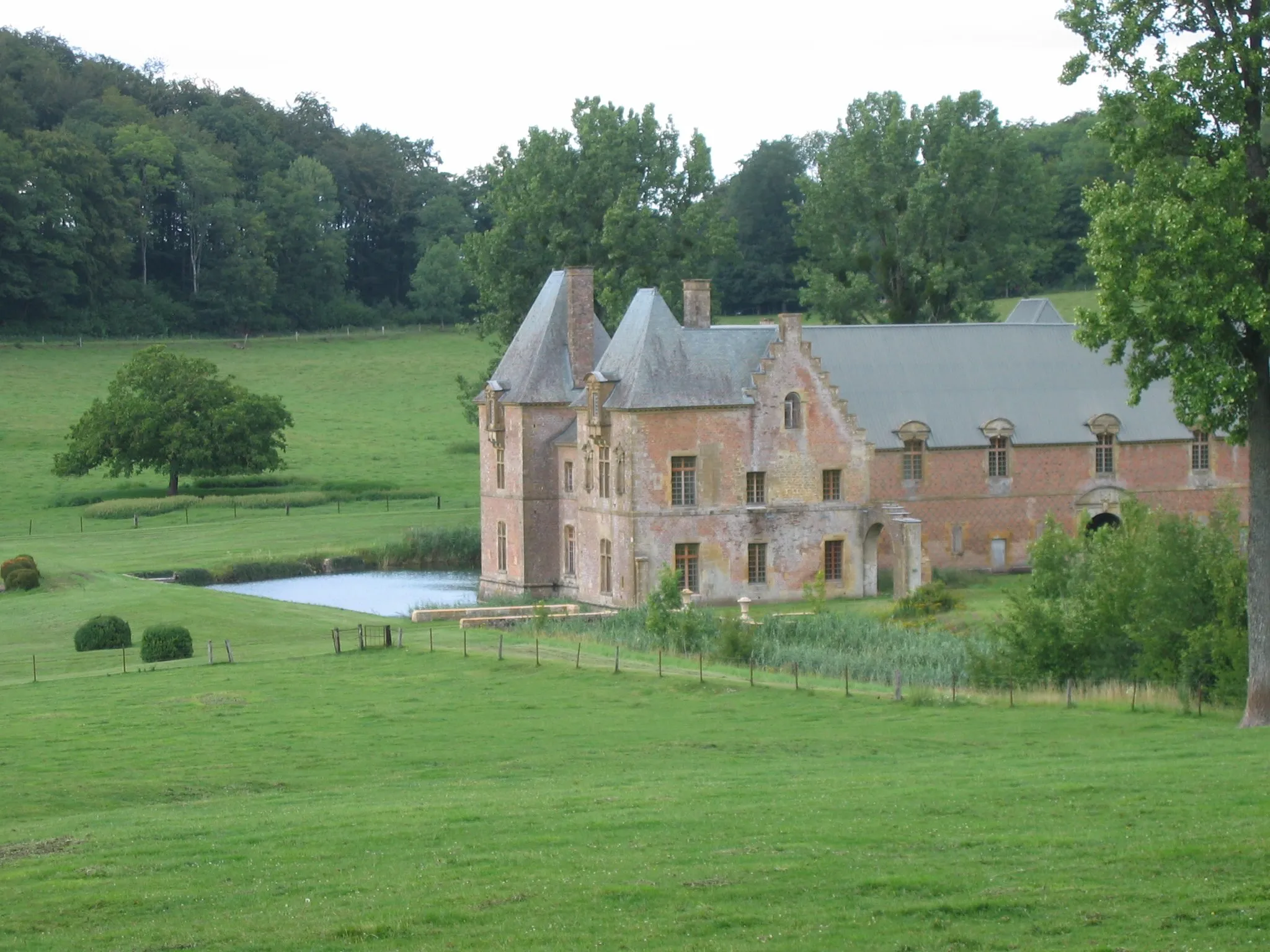 Photo showing: grand corps de logis de la Chartreuse du Mont-Dieu, Ardennes, France