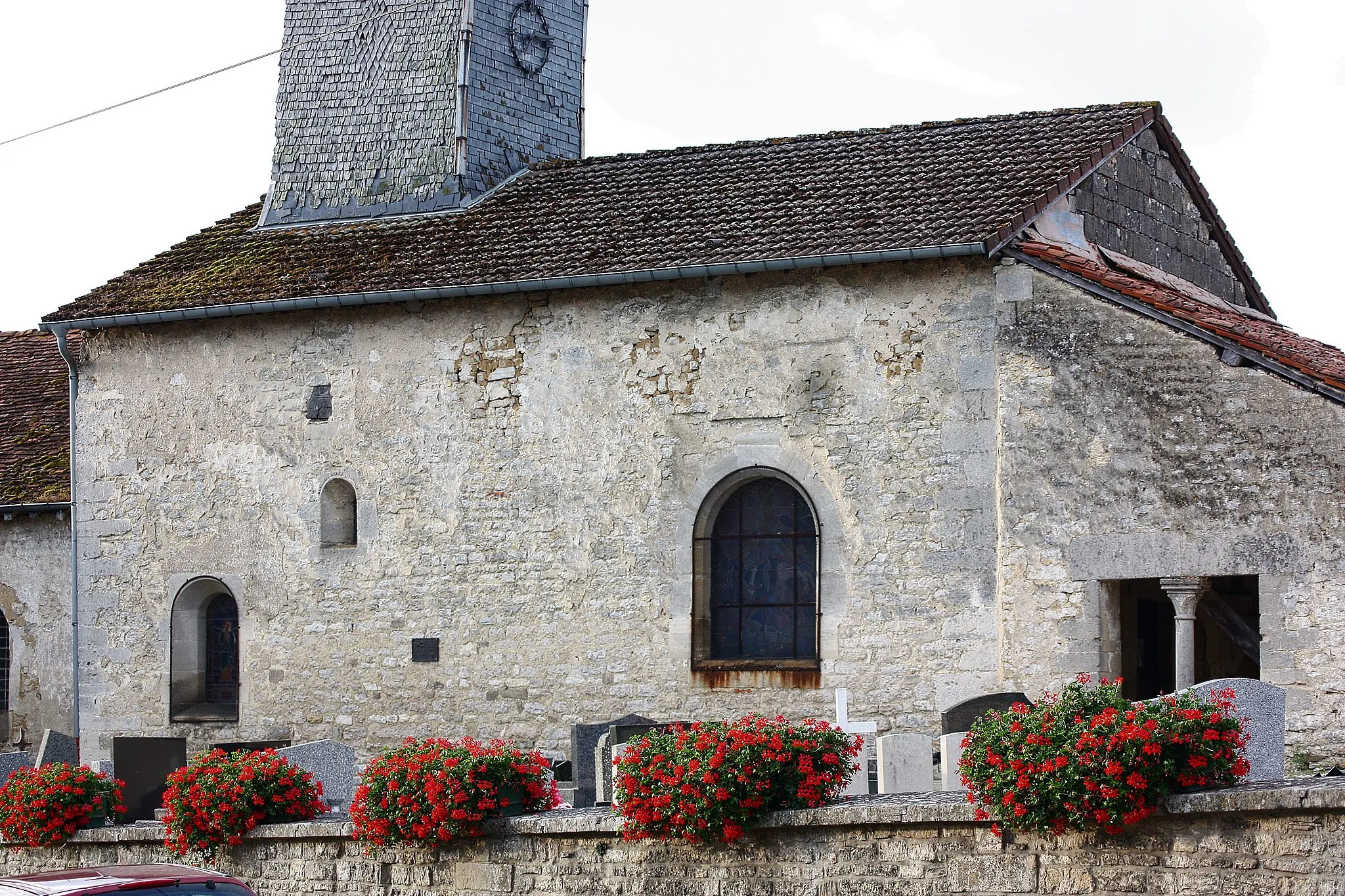 Photo showing: Prez-sur-Marne - Eglise de la Conversion-de-Saint-Paul
Eglise romane