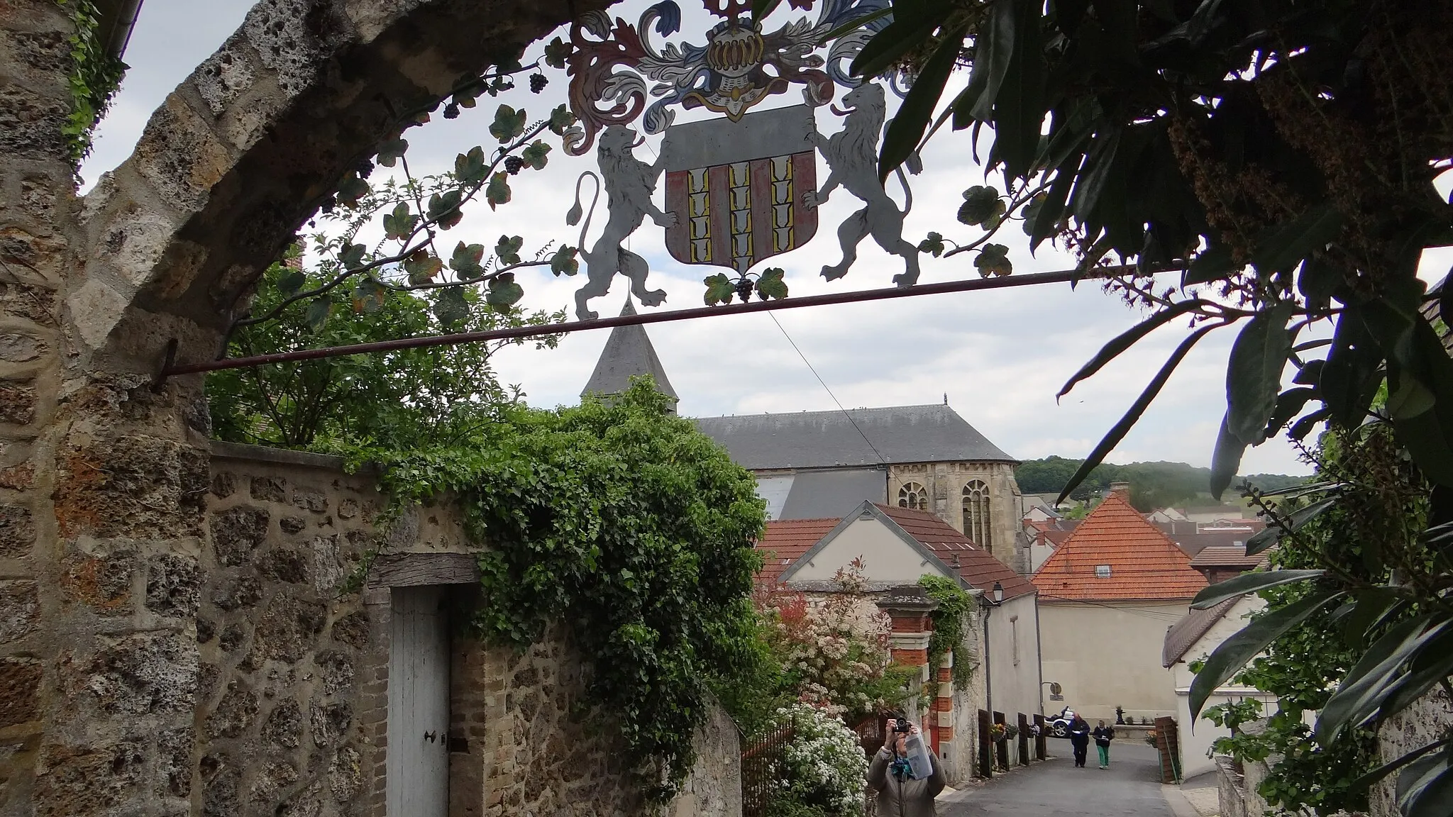 Photo showing: Châtillon-sur Marne, vue sur l'église