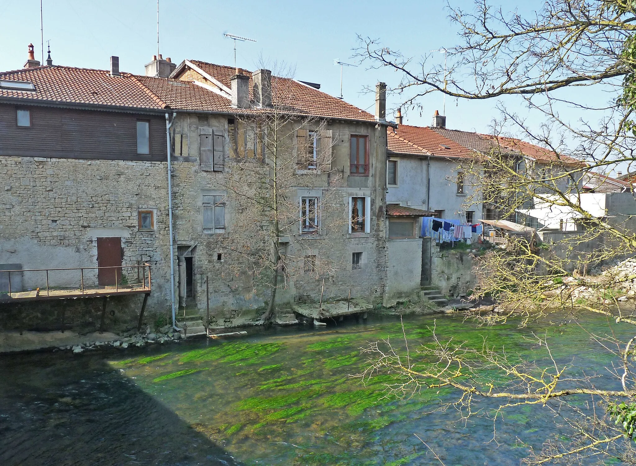 Photo showing: La Blaise (affluent de la Marne) à Wassy (Haute-Marne).