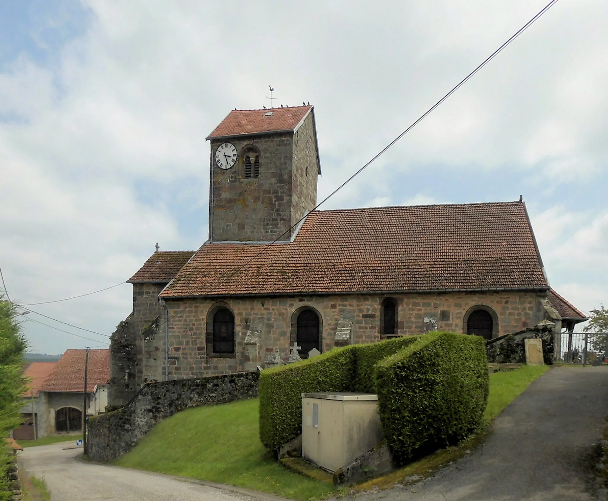 Photo showing: L'église Saint-Maurice de Morizécourt