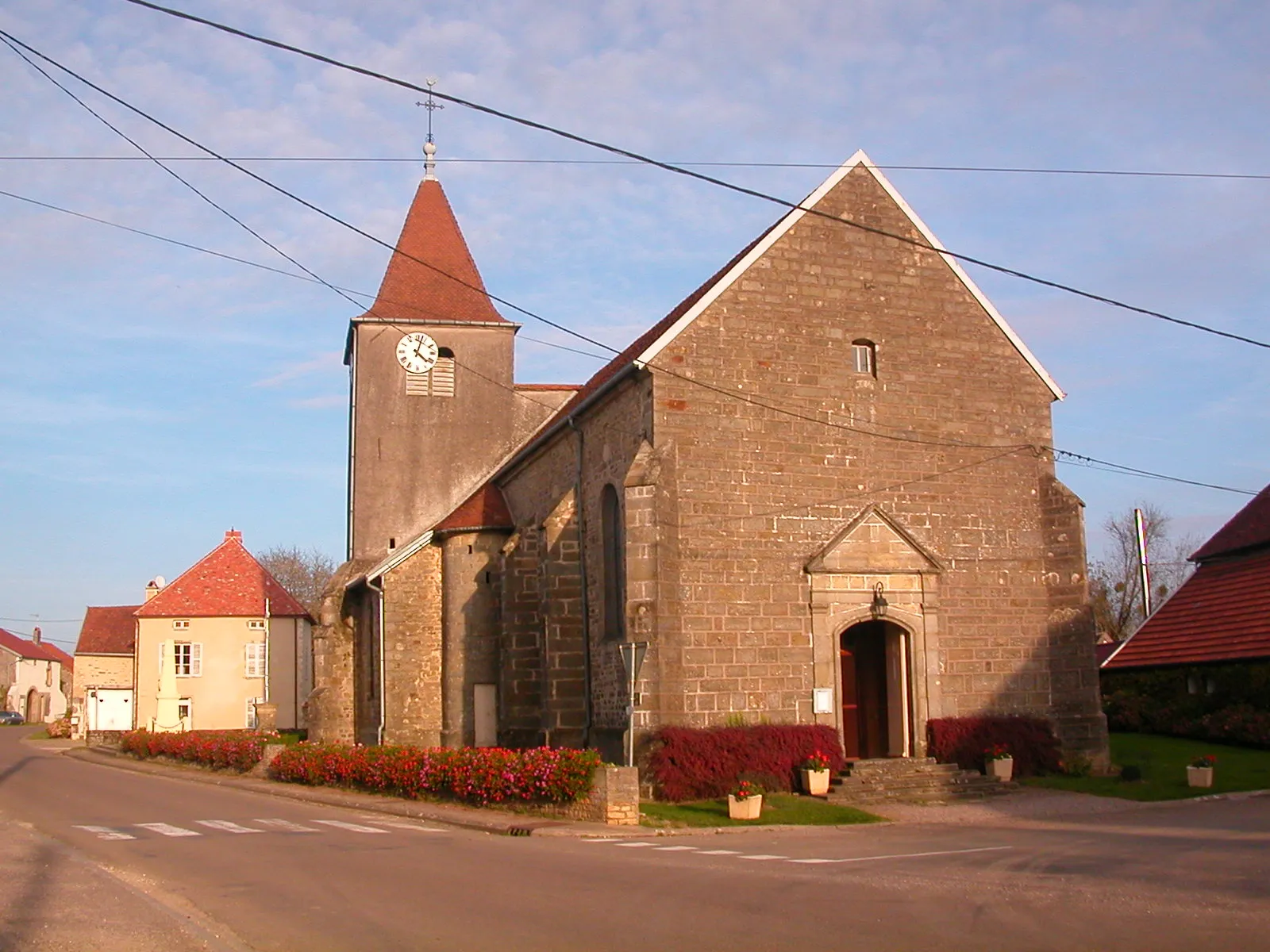 Photo showing: Église d'Ouge, en Haute-Saône