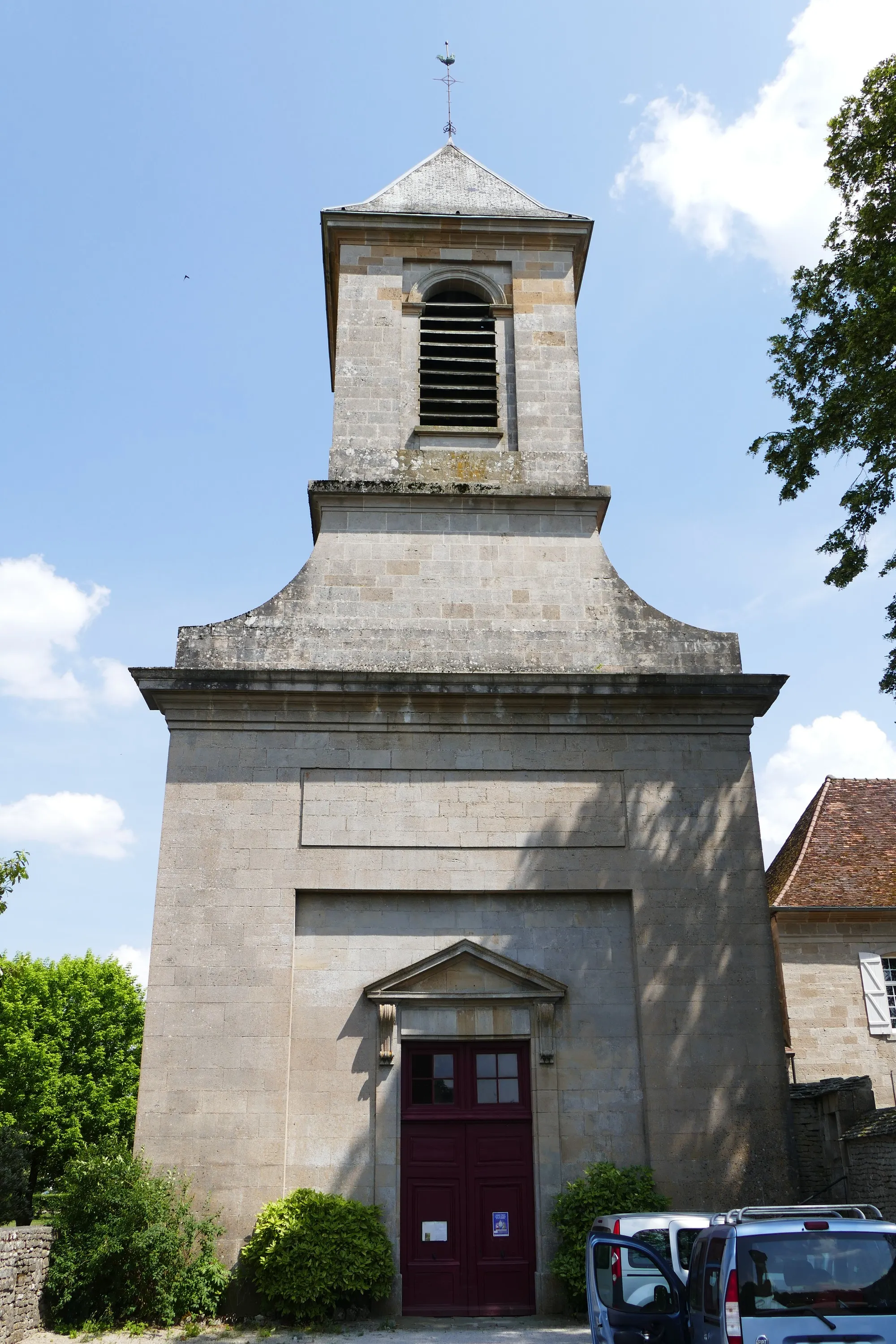 Photo showing: des Trois-Jumeaux's church in Saints-Geosmes (Haute-Marne, Champagne-Ardenne, France).