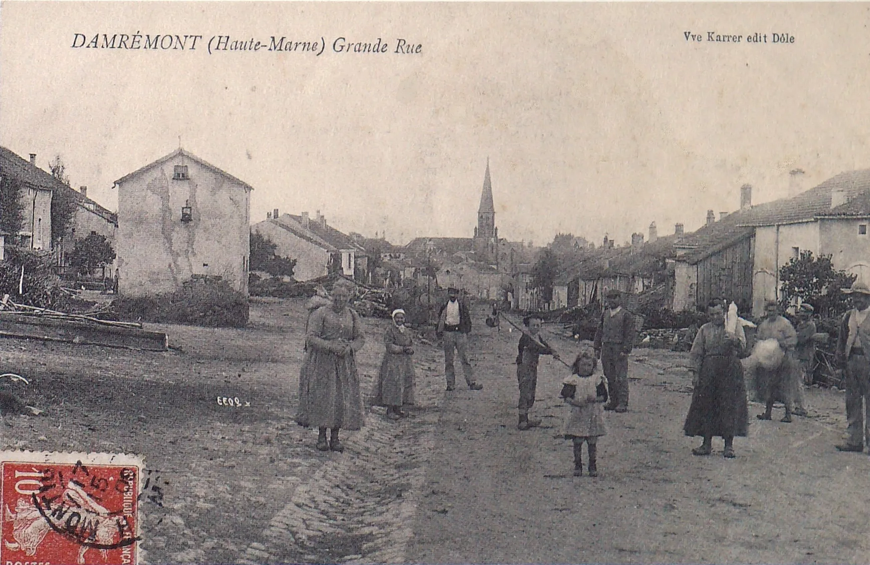 Photo showing: sur une vue du début du XXe siècle.