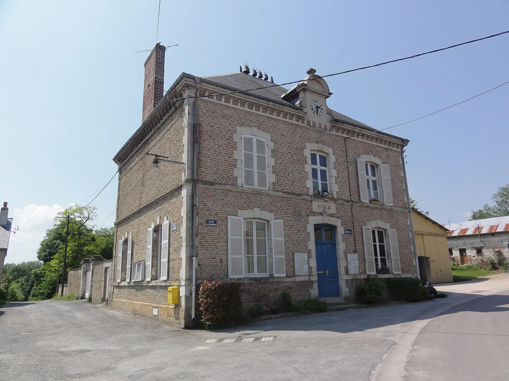 Photo showing: Saint-Fergeux (Ardennes) Mairie-école