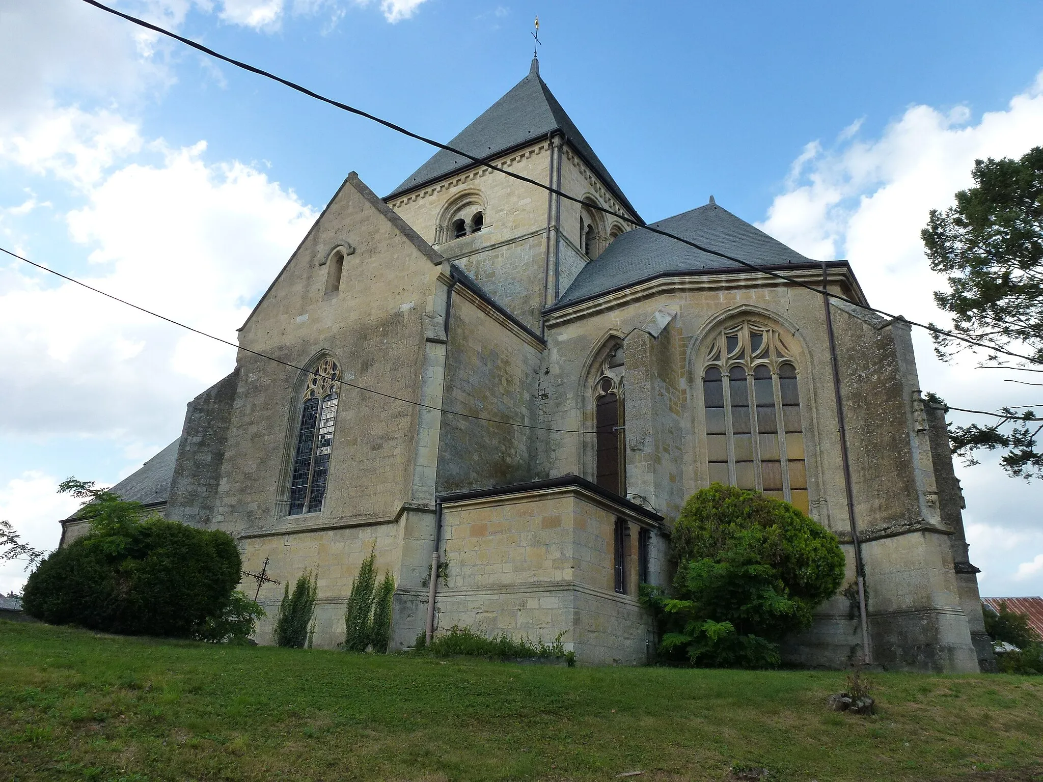 Photo showing: Alland'Huy-et-Sausseuil (Ardennes) église Sainte-Catherine d’Alland'Huy