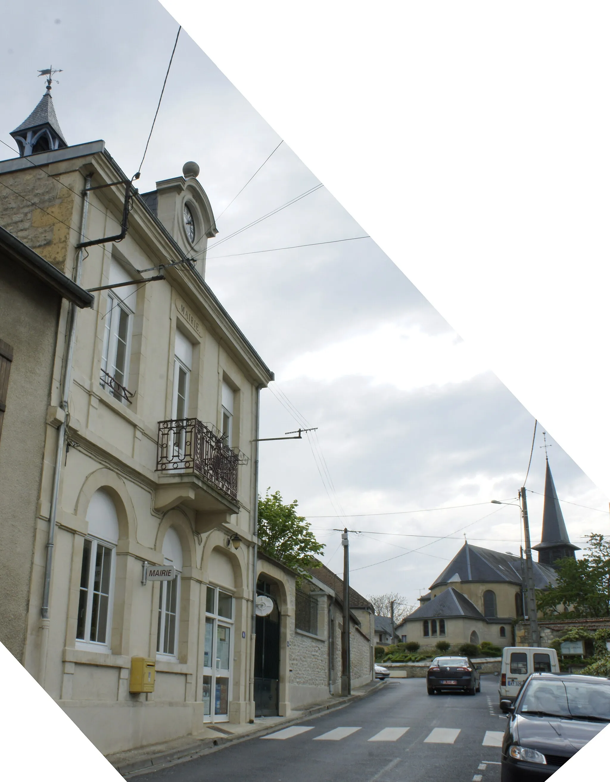 Photo showing: Vue de la Mairie de Merfy.