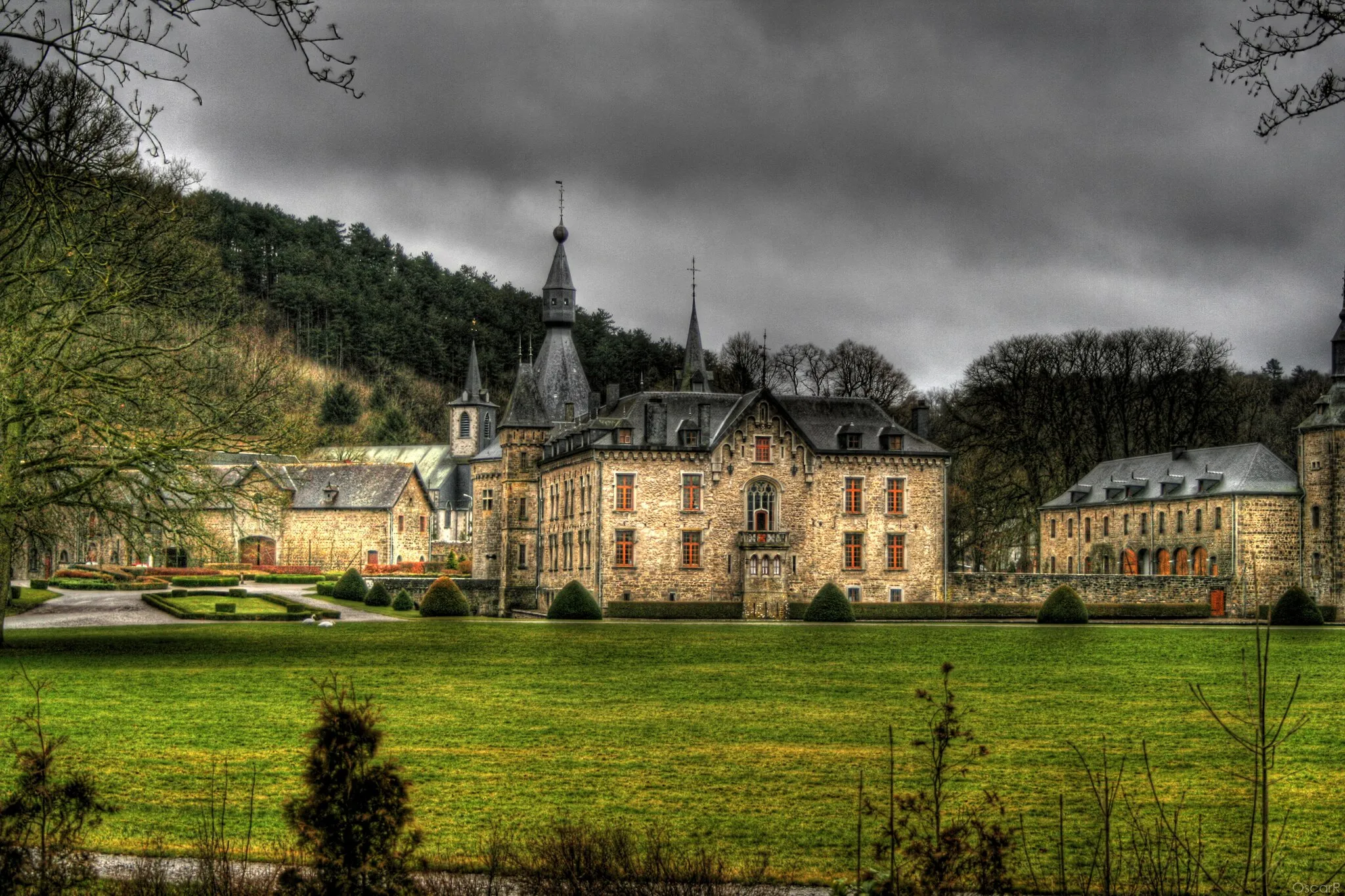 Photo showing: Das Schloss Boussu-en-Fagnes in Couvin